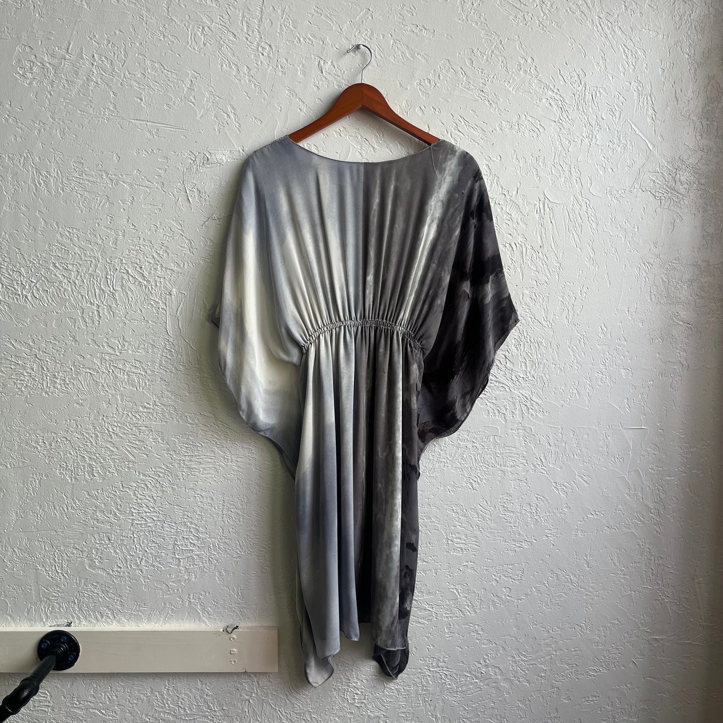 Grey Tie-Dye Kaftan Dress | XL