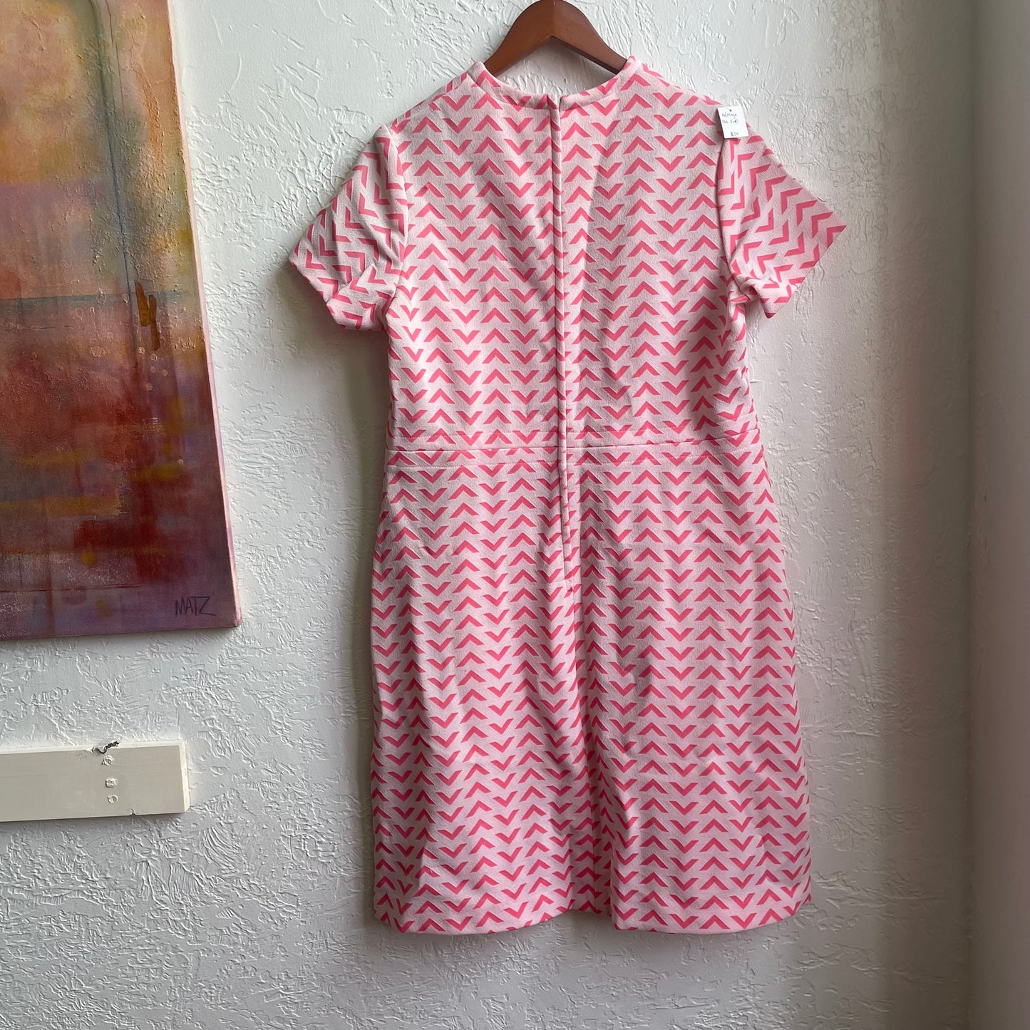 Vintage Pink 70’s Dress | XL