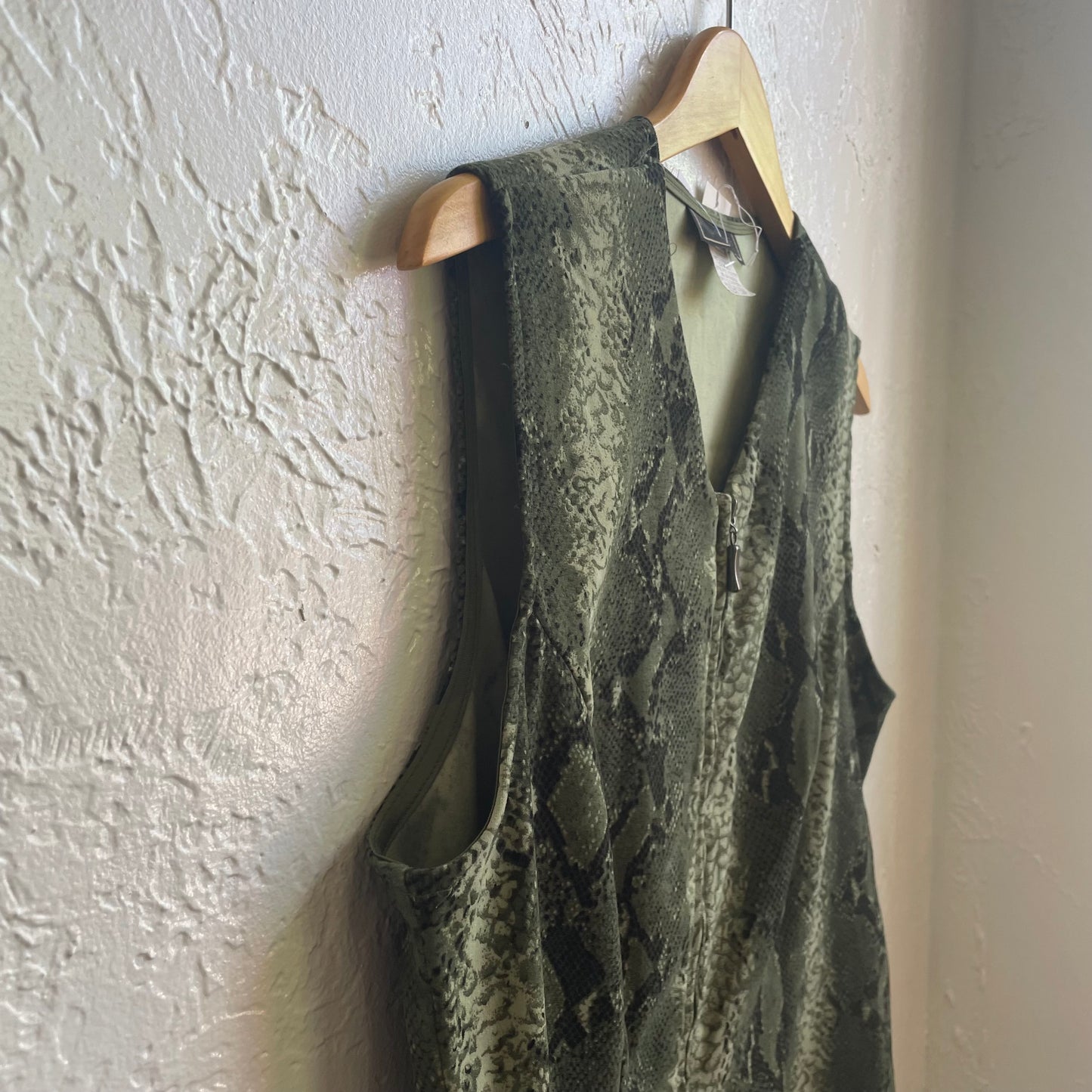 90's Snake Skin 2 Peice Skirt Set | Large