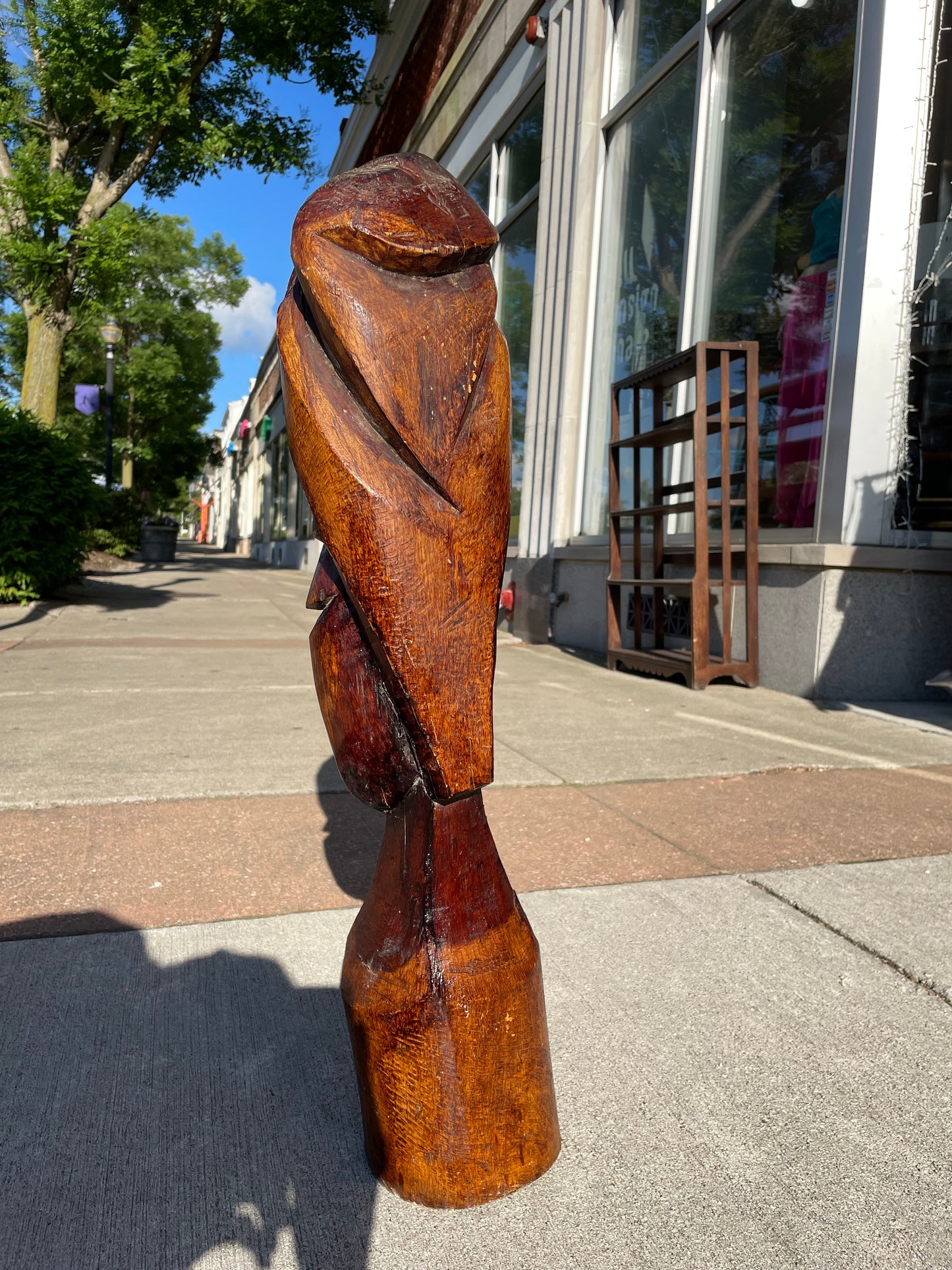 Hand Carved Jamaican Sculpture