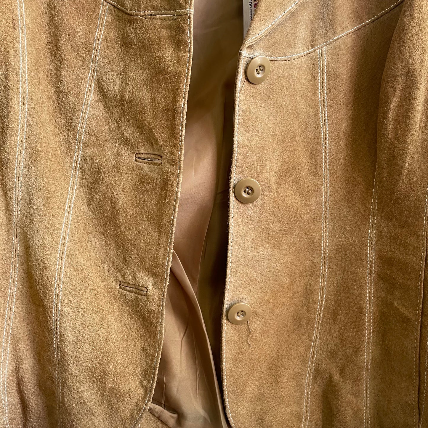Y2K Leather Wilsons Suede Jacket | Large