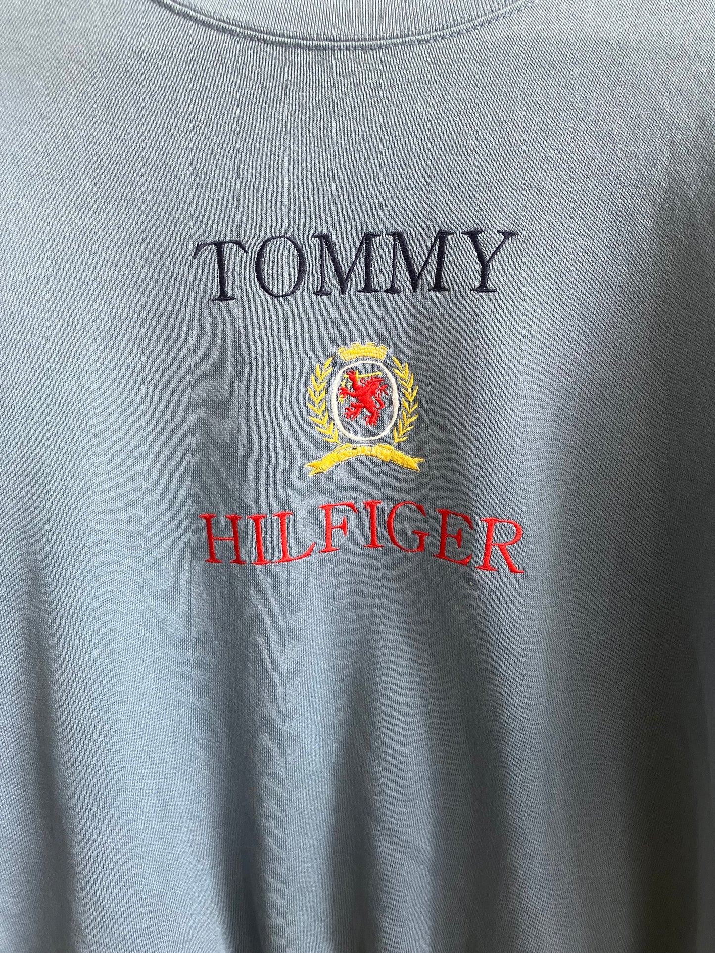 Vintage Tommy Hilfiger Embroidered Sweatshirt Medium