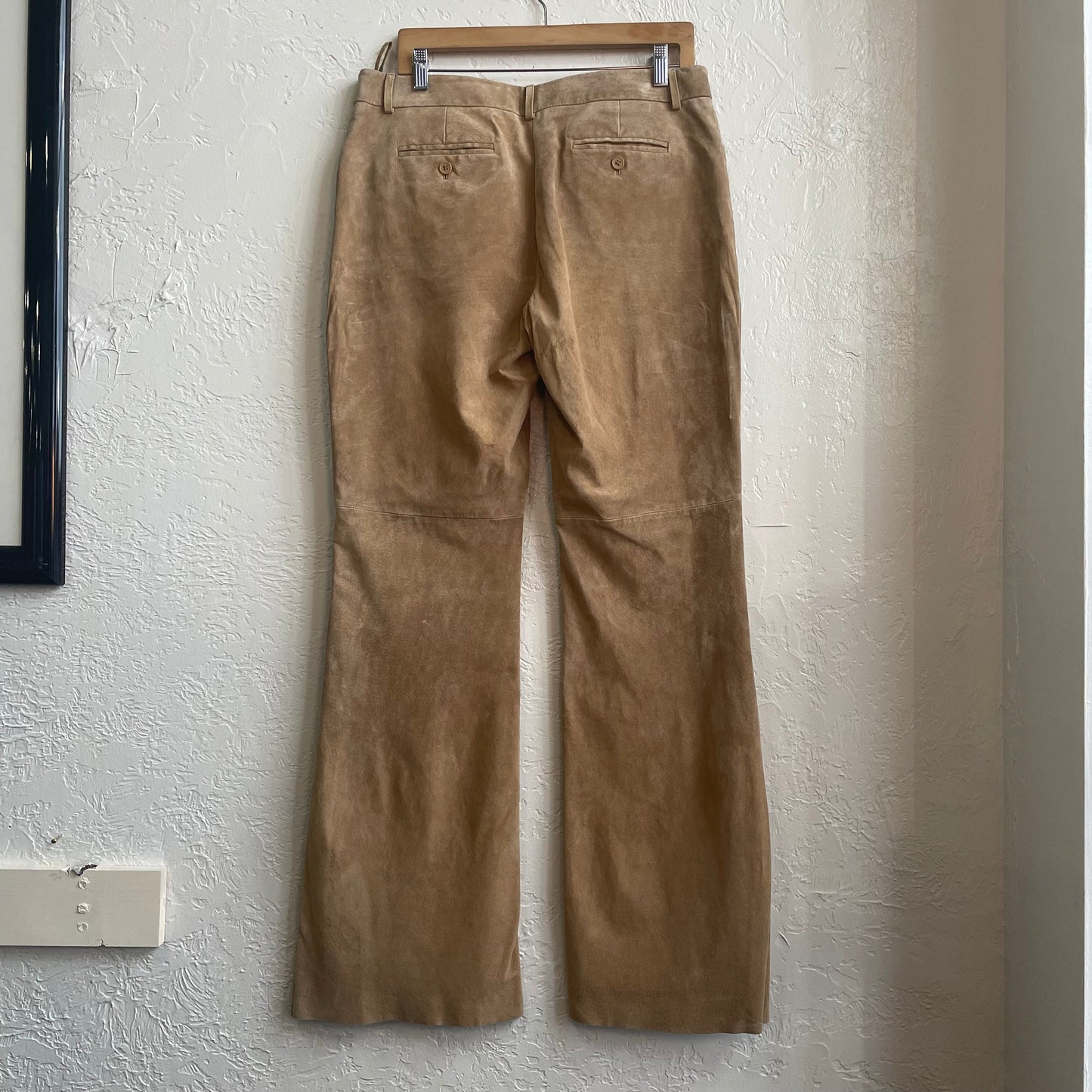 2000’s Suede Bootcut Pants | Size 14