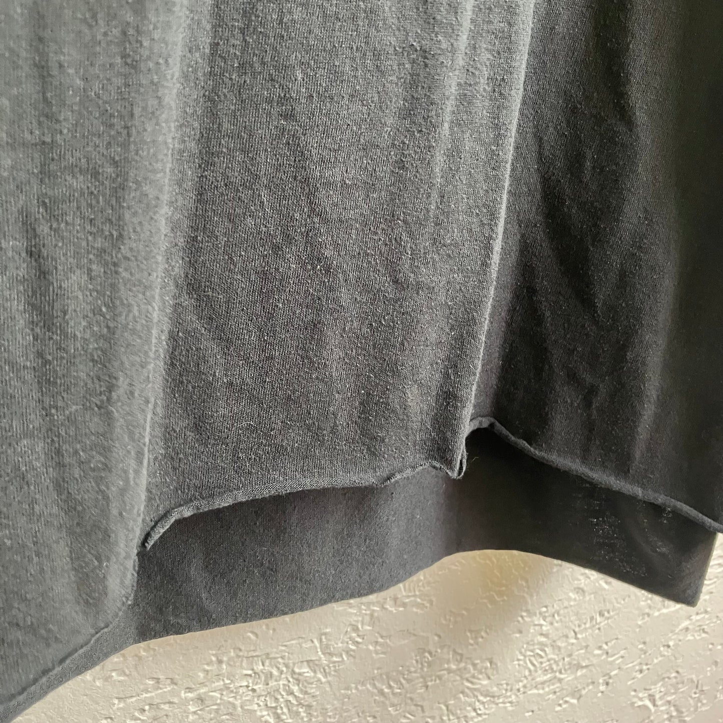 Vintage Black Cropped Bobcat Shirt | XL