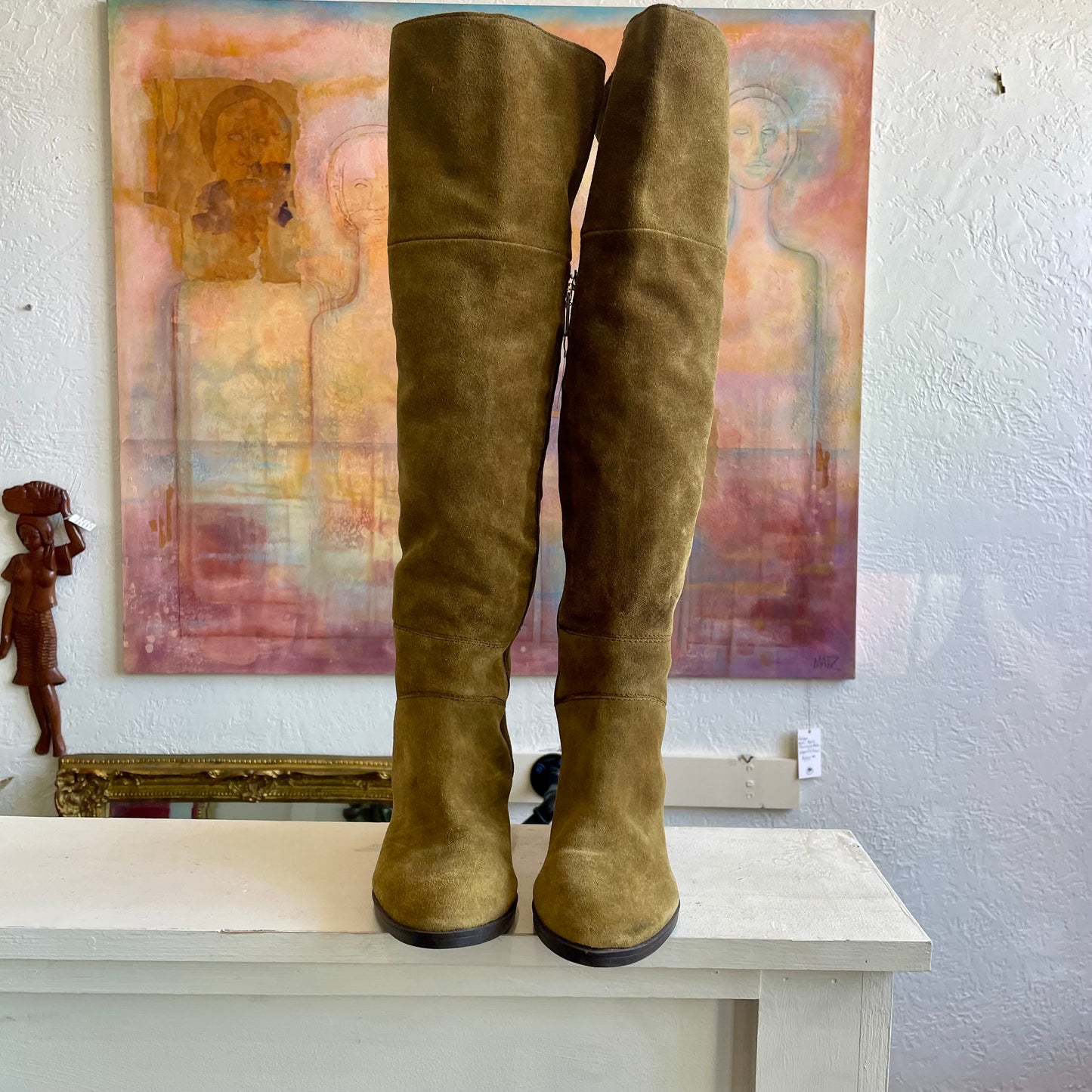 Tommy Hilfiger Vintage Dark Tan Boots | Size 9