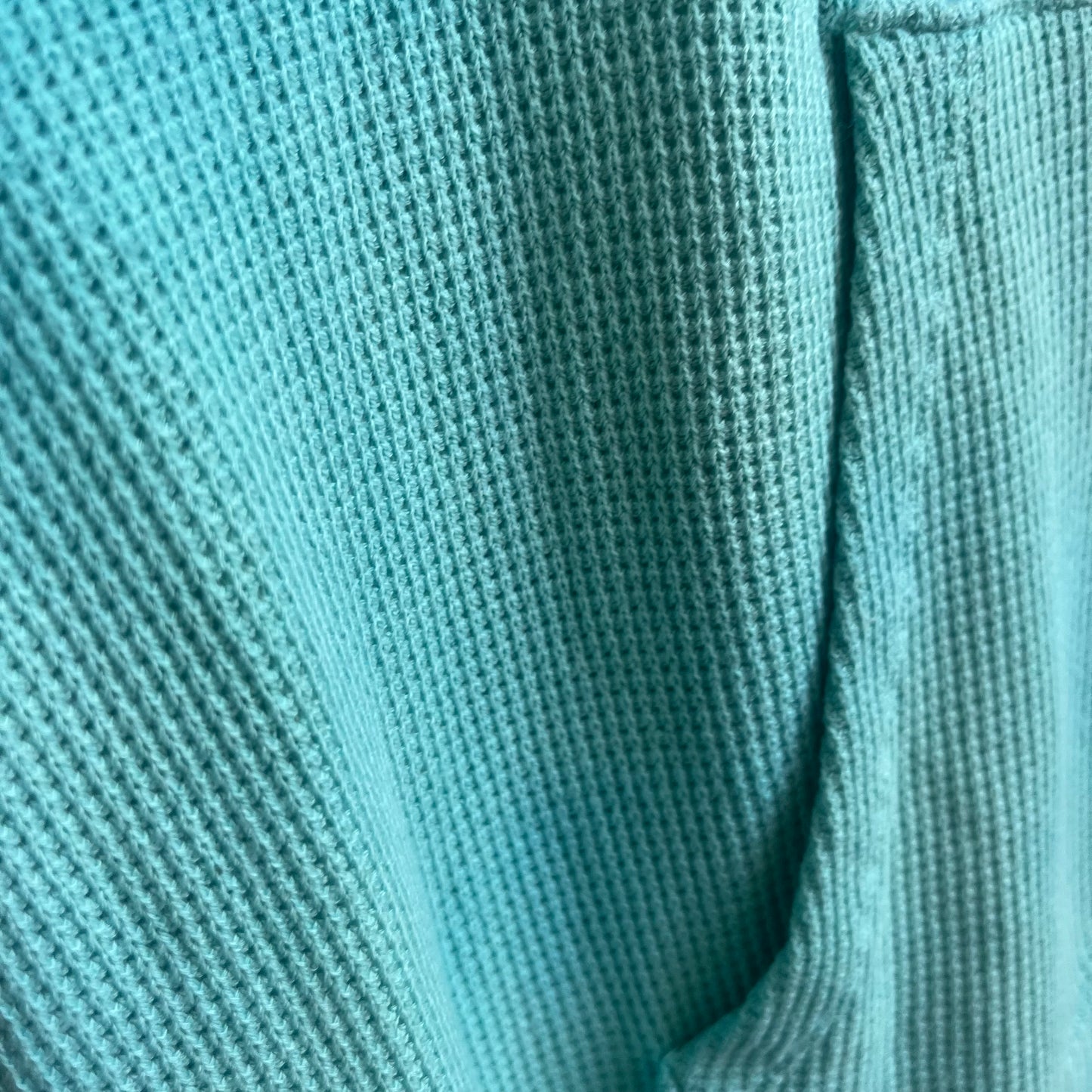Blue Textured Double-knit Cotton Boys Lie Hoodie | XL
