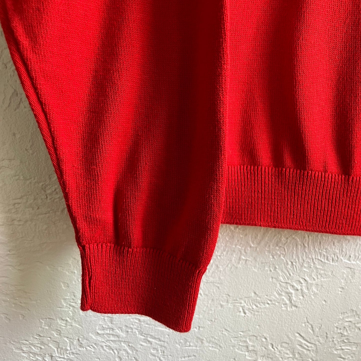 Vintage Red Pendleton Knit Sweater Medium
