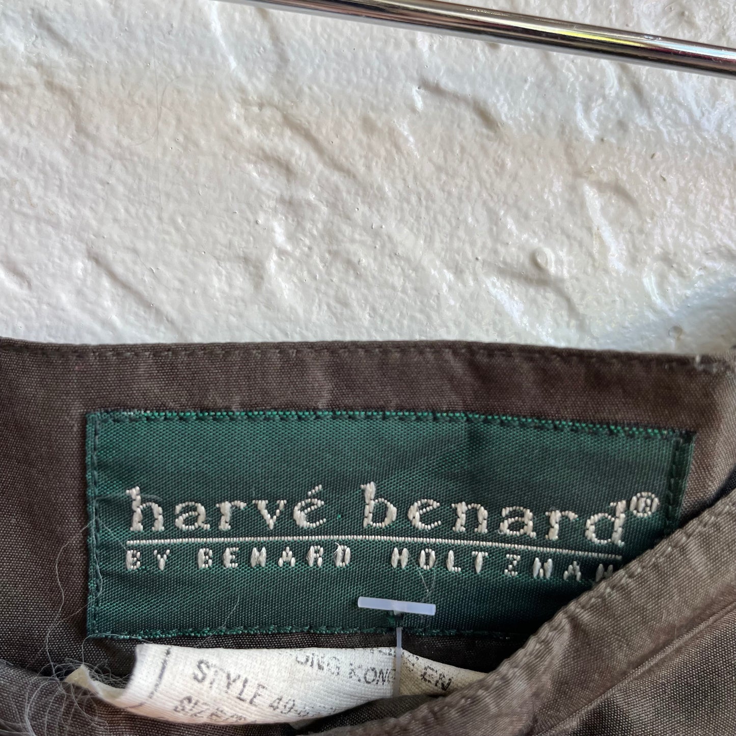 Dark Brown Harve Benard Skirt 100% Silk | XS