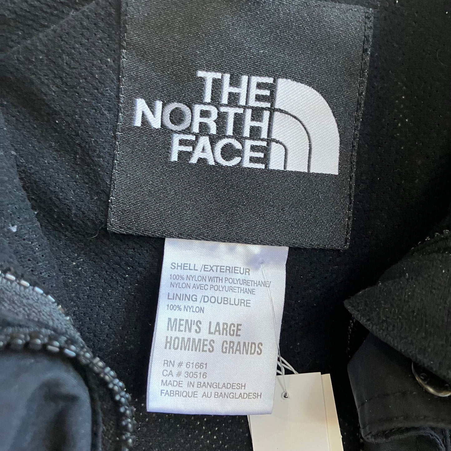 North Face Jacket Black Large