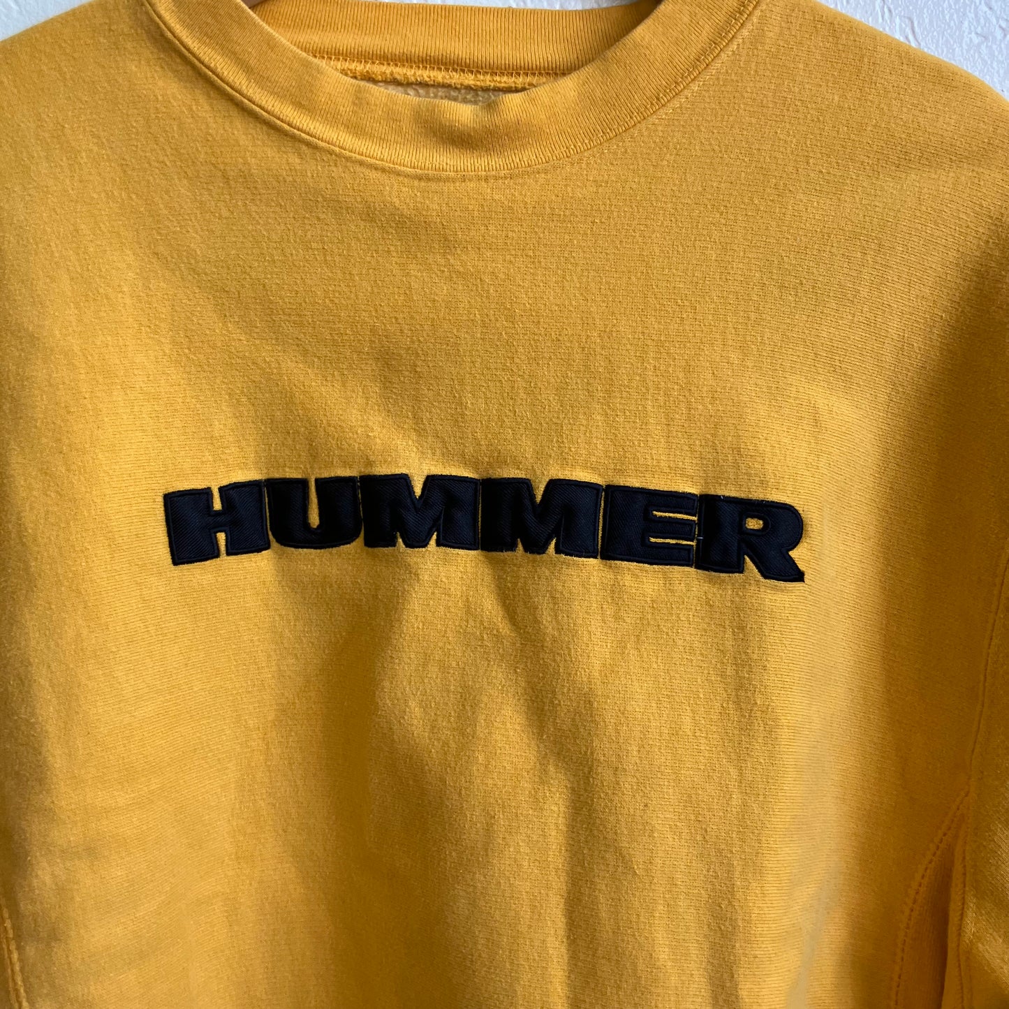 Y2K Yellow Hummer Sweater | XS