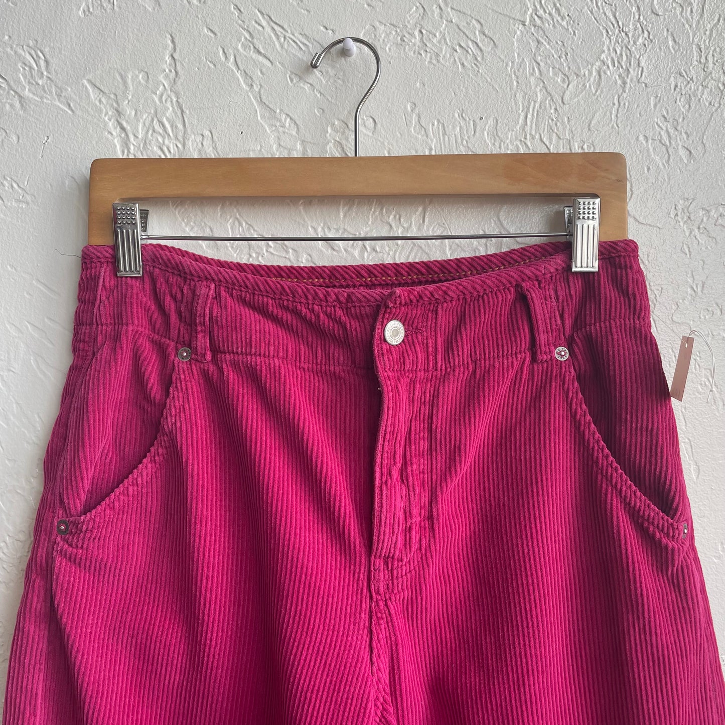 Free People Wide Leg Corduroy Pants | Size 28