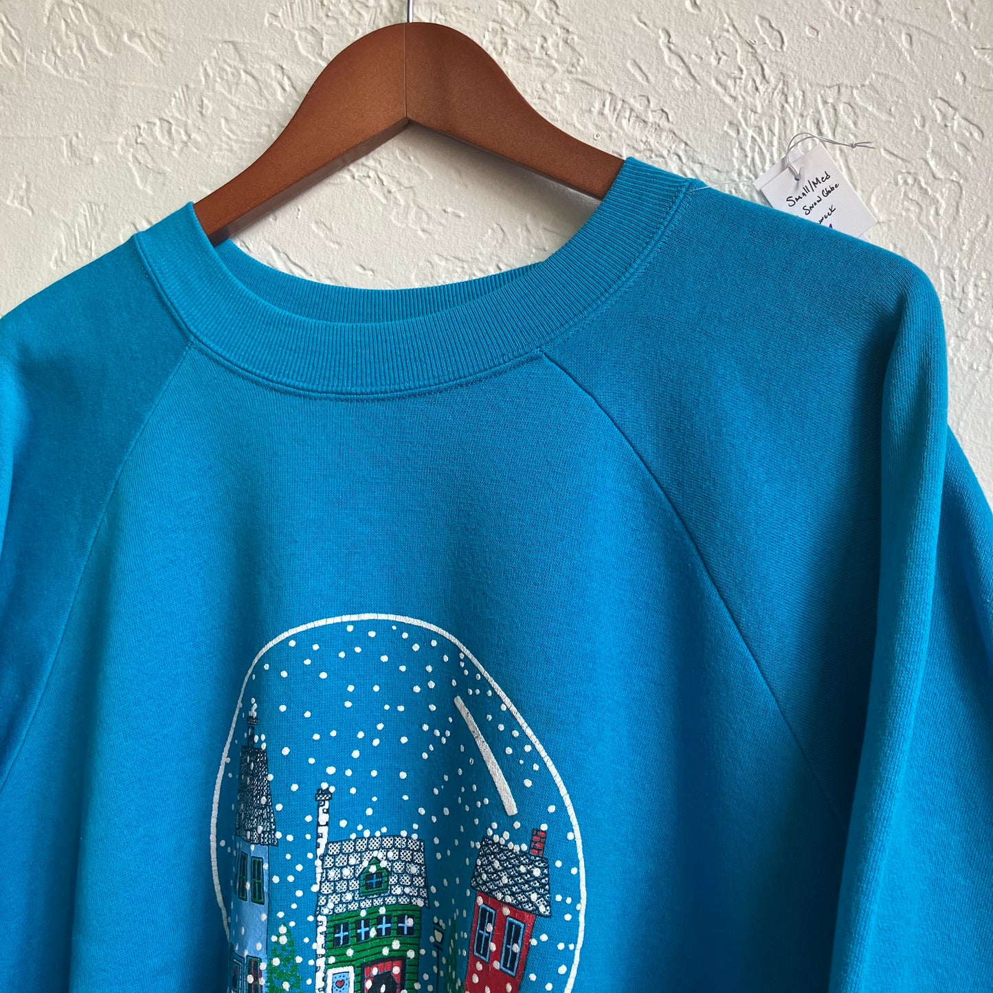 Vintage Winter Miller Brewing Co Snowglobe City Sweatshirt Large