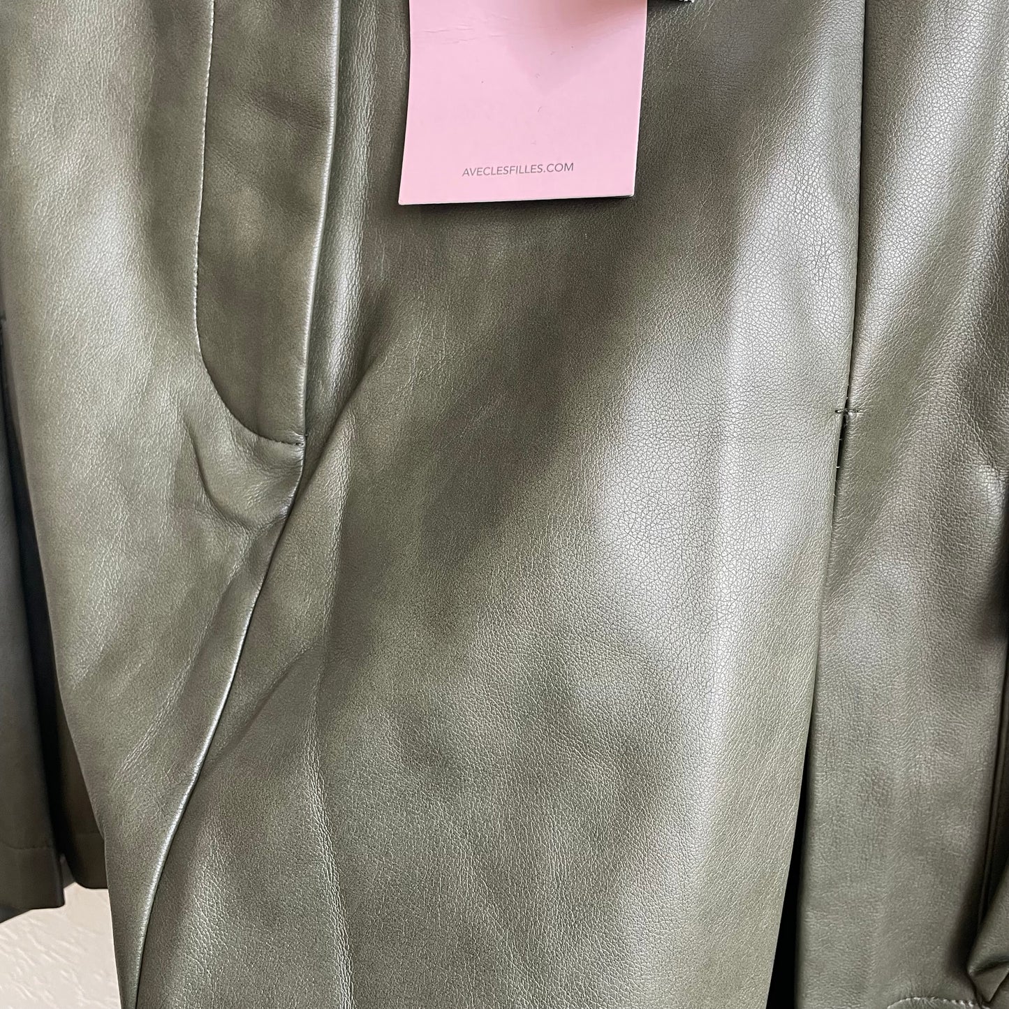 Faux Leather Cargo Skort | XXL/18
