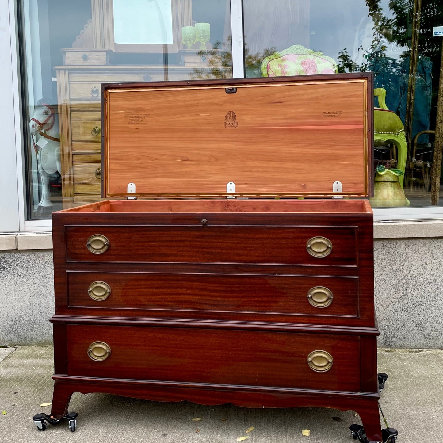 Vintage Lane Mahogany Cedar Chest