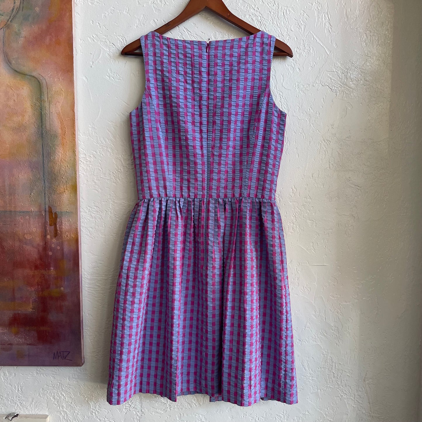 Brooks Brothers Seersucker Sun Dress | 6/Medium