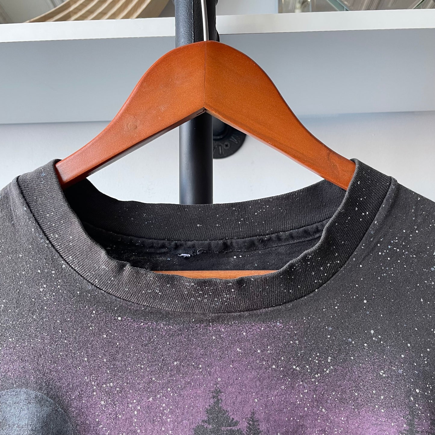 Vintage "Great Smoky Mountains" Wolf Moon All Over Print T-Shirt | L