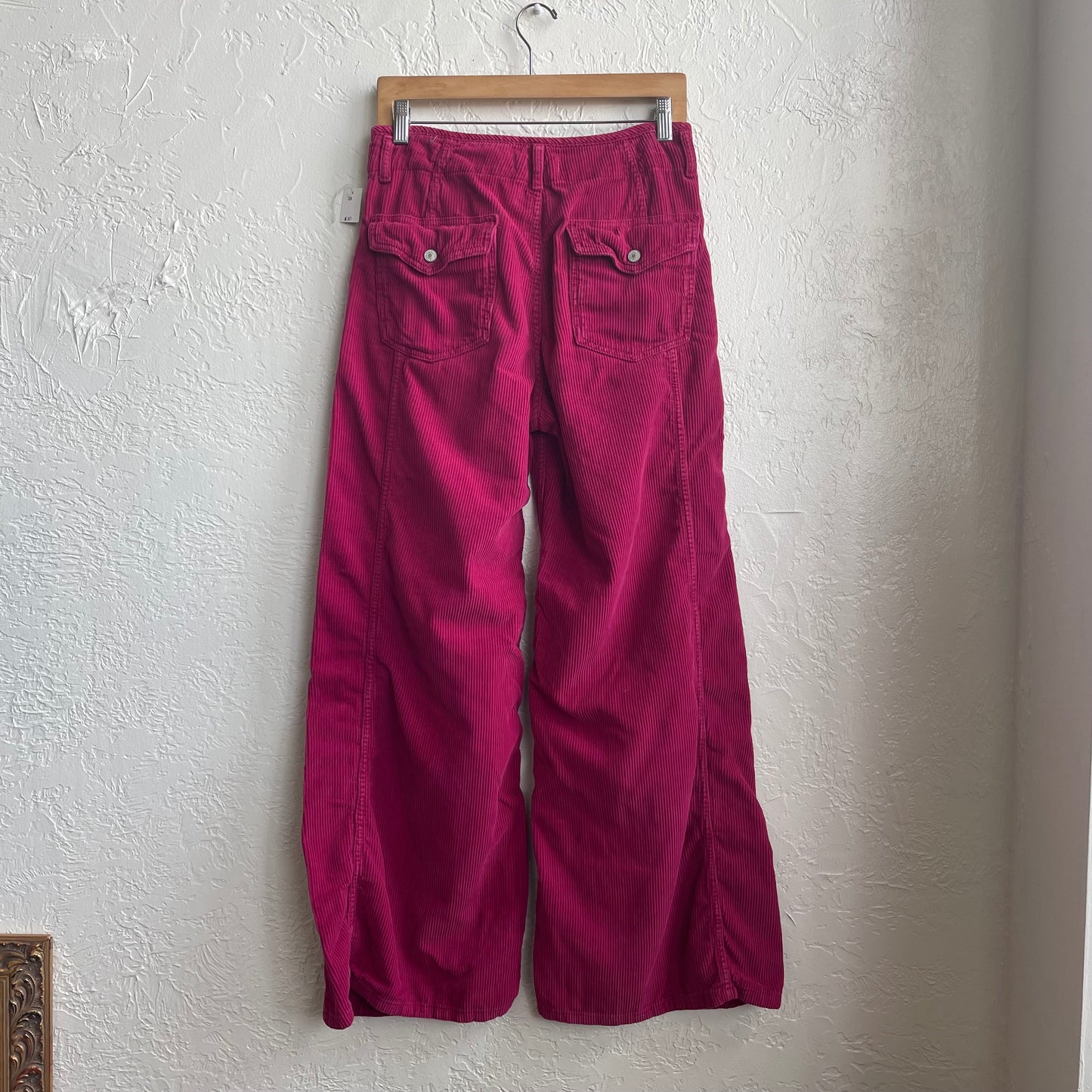 Free People Wide Leg Corduroy Pants | Size 28