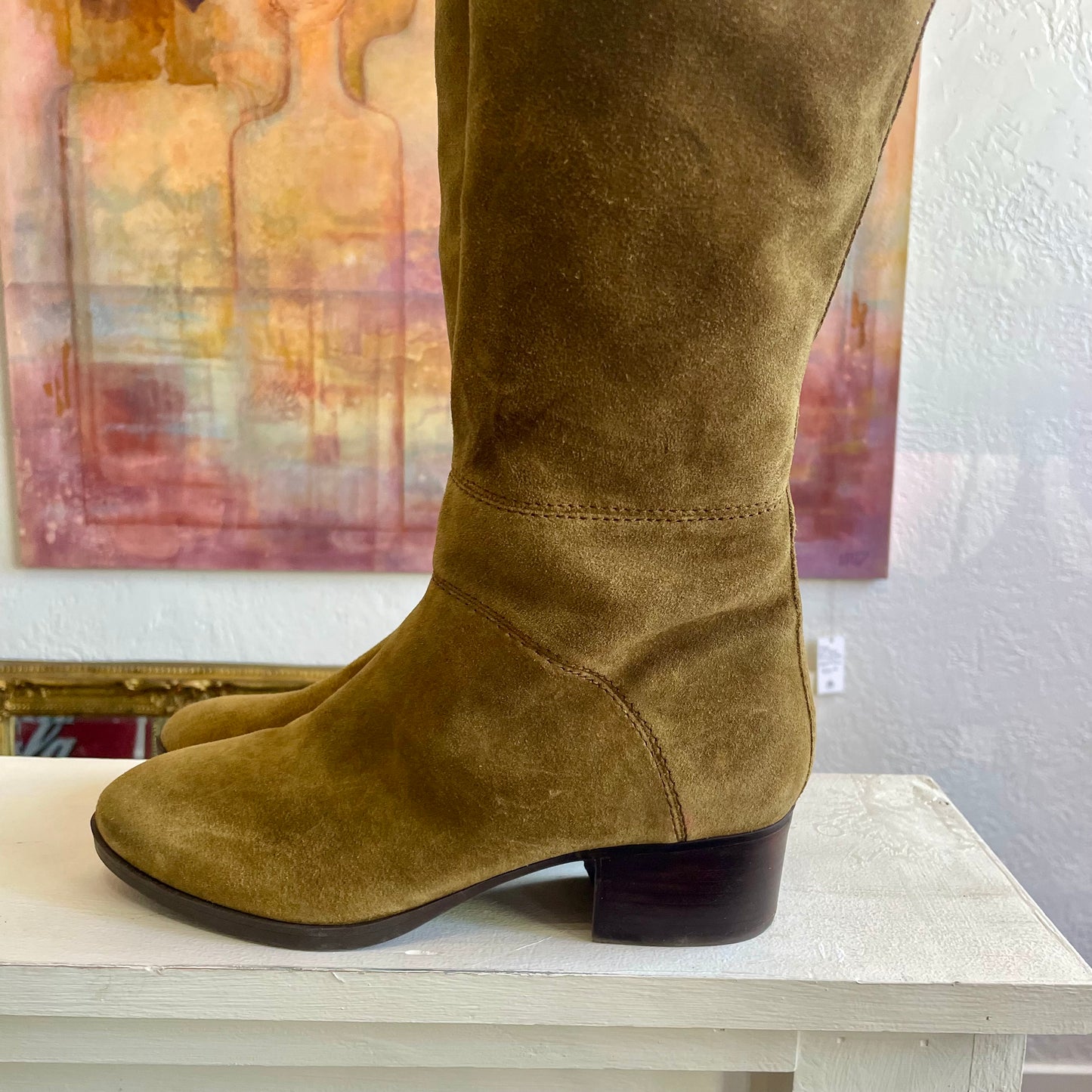 Tommy Hilfiger Vintage Dark Tan Boots | Size 9