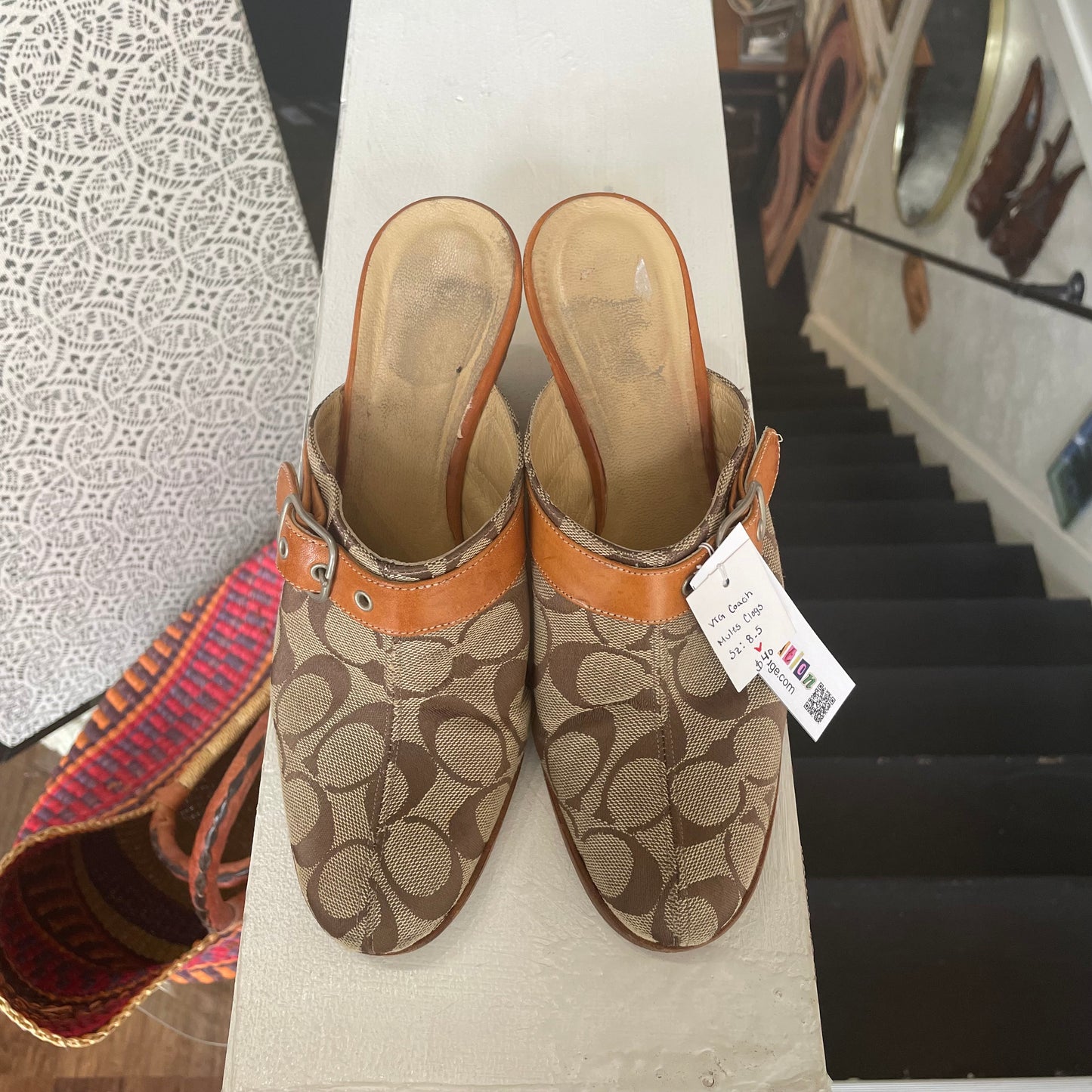 Coach Logo Mule Clogs Y2K | Sizs 8.5