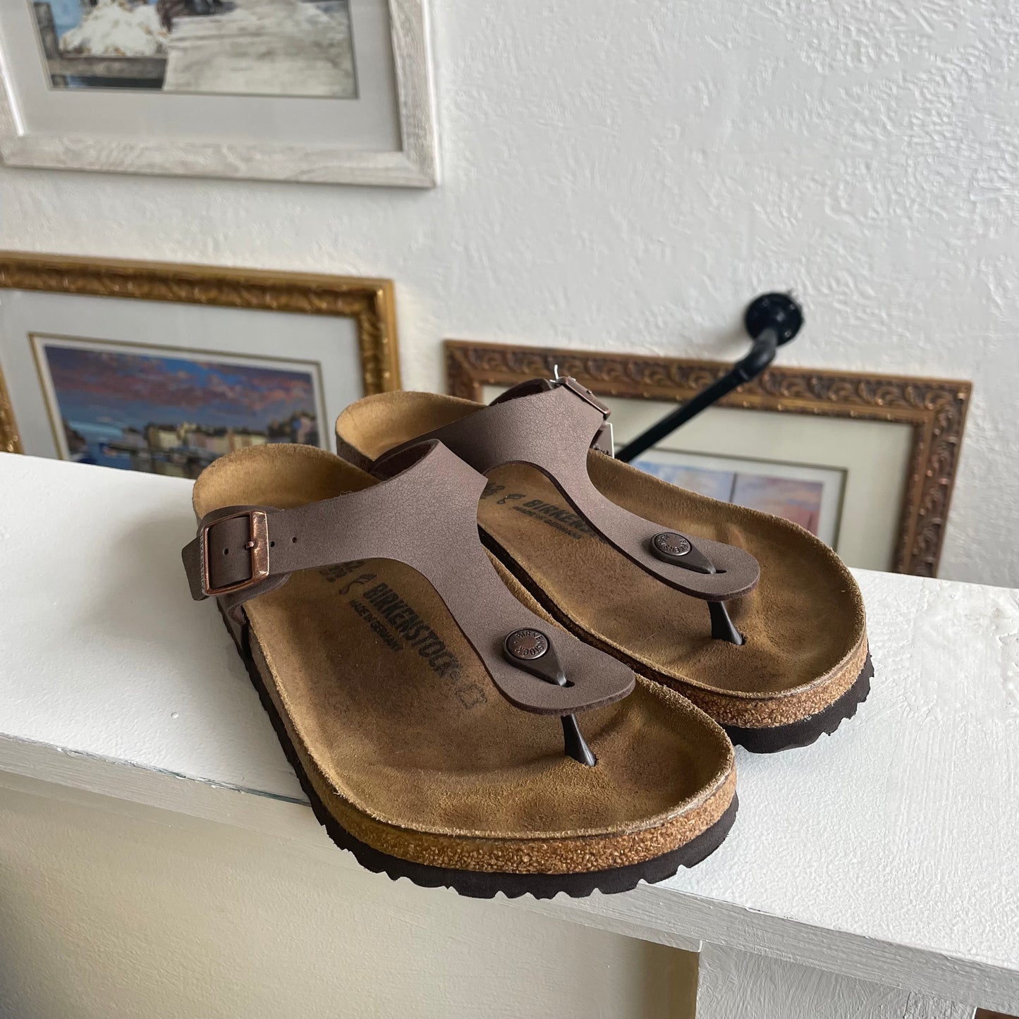 Birkenstock Gizeh Birkibuc Thong Sandals | Size 11/42