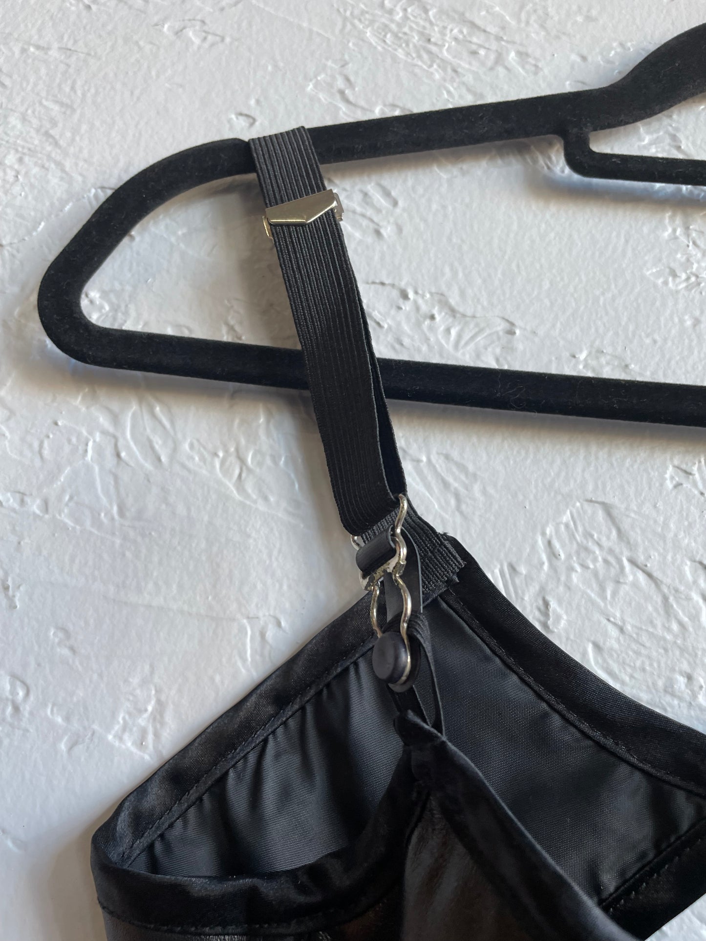 Y2K Faux Leather Bra