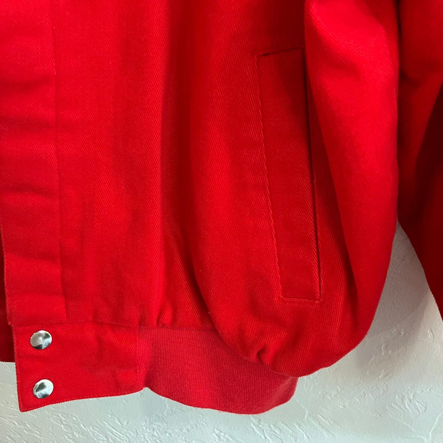 Vintage Red Bomber Varsity Jacket Medium