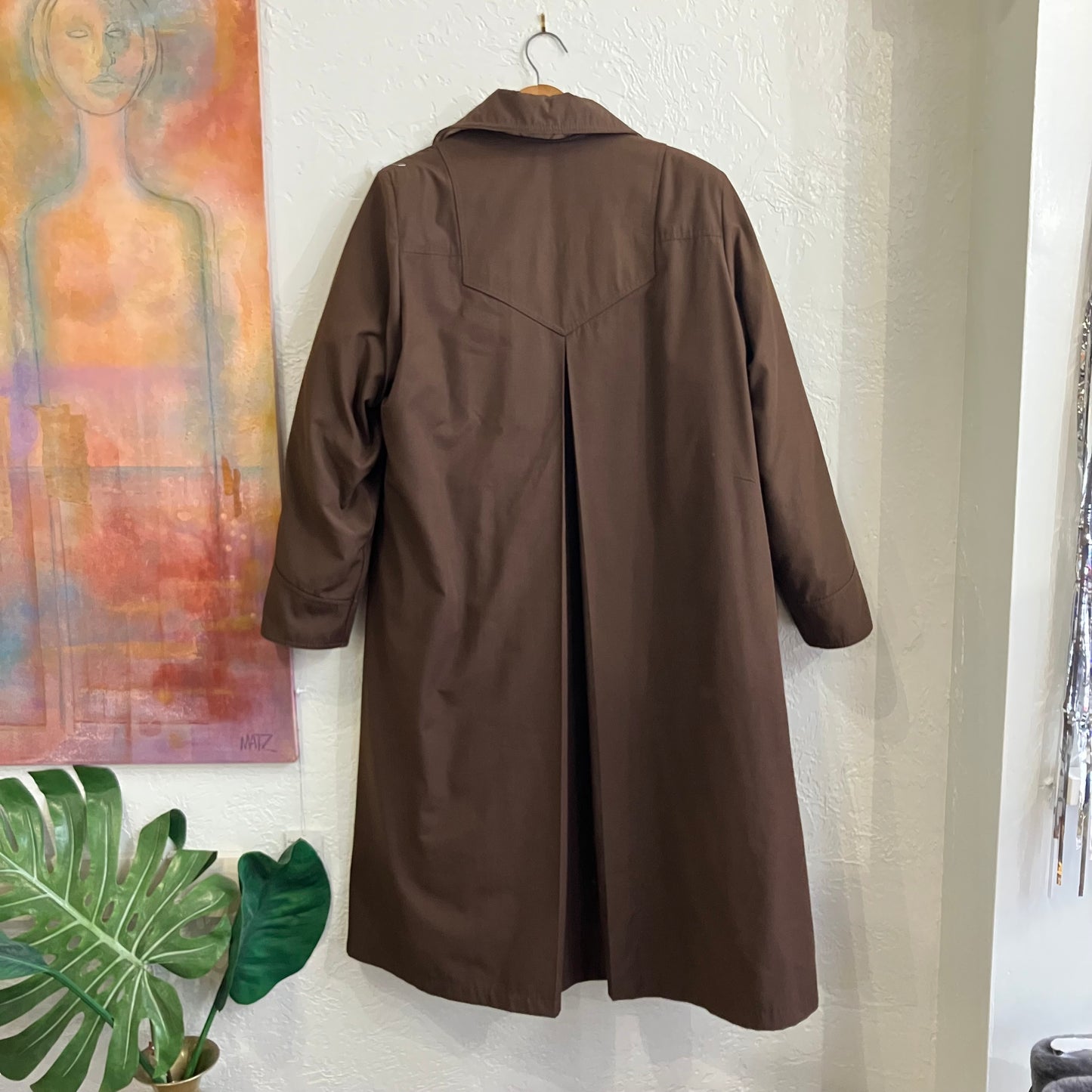 Eddie Bauer Brown Insulated Trench | Medium