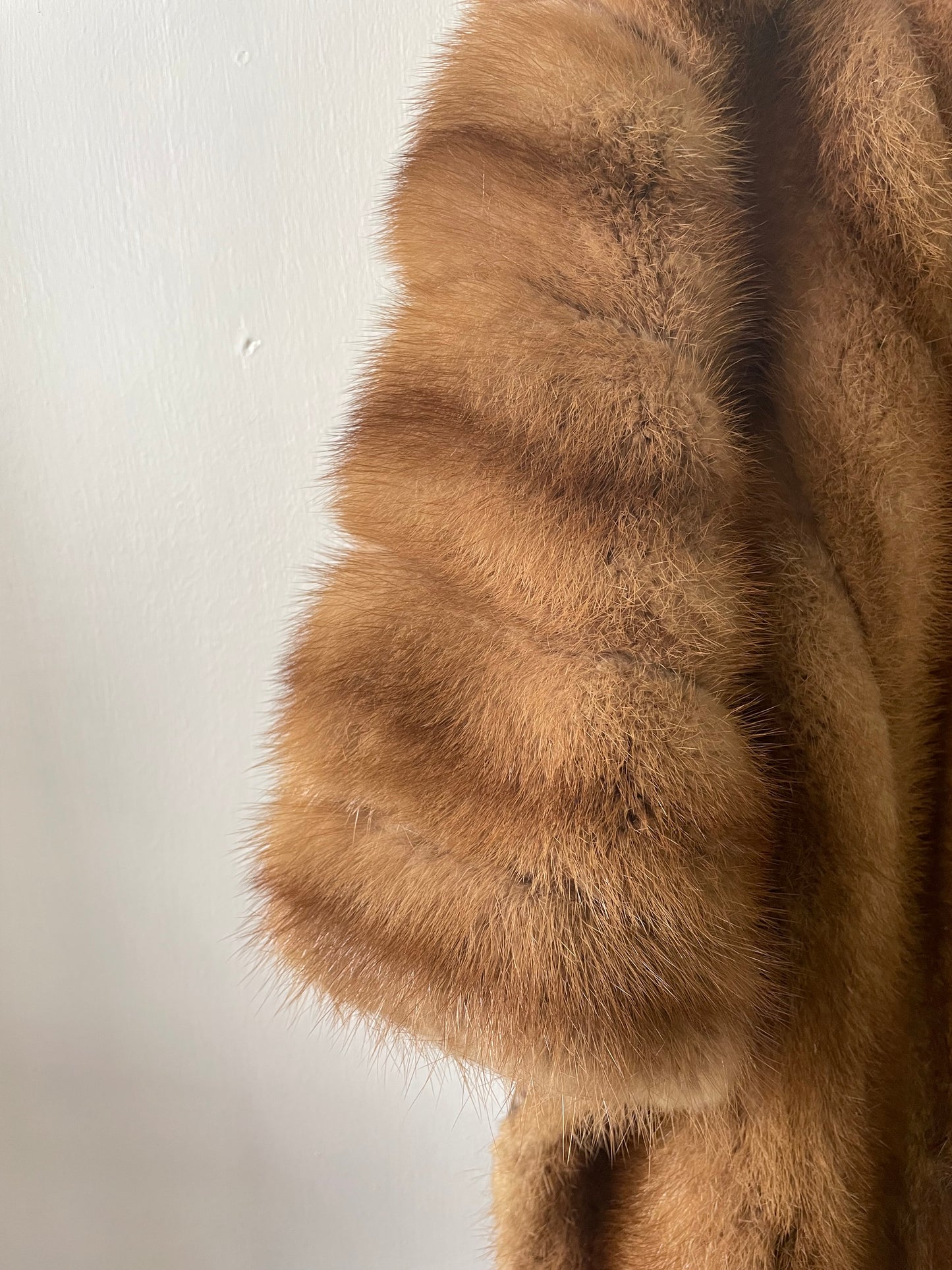 Vintage Mink Fur Shawl