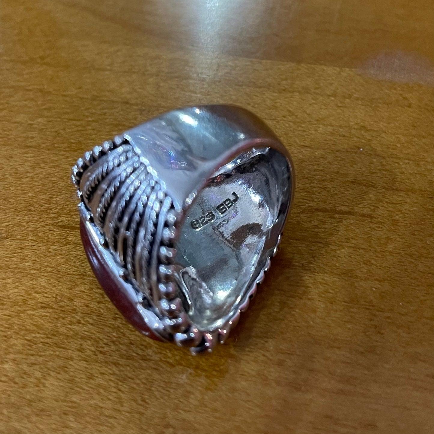 Tiger Eye Sterling Silver Ring | Size 8.5