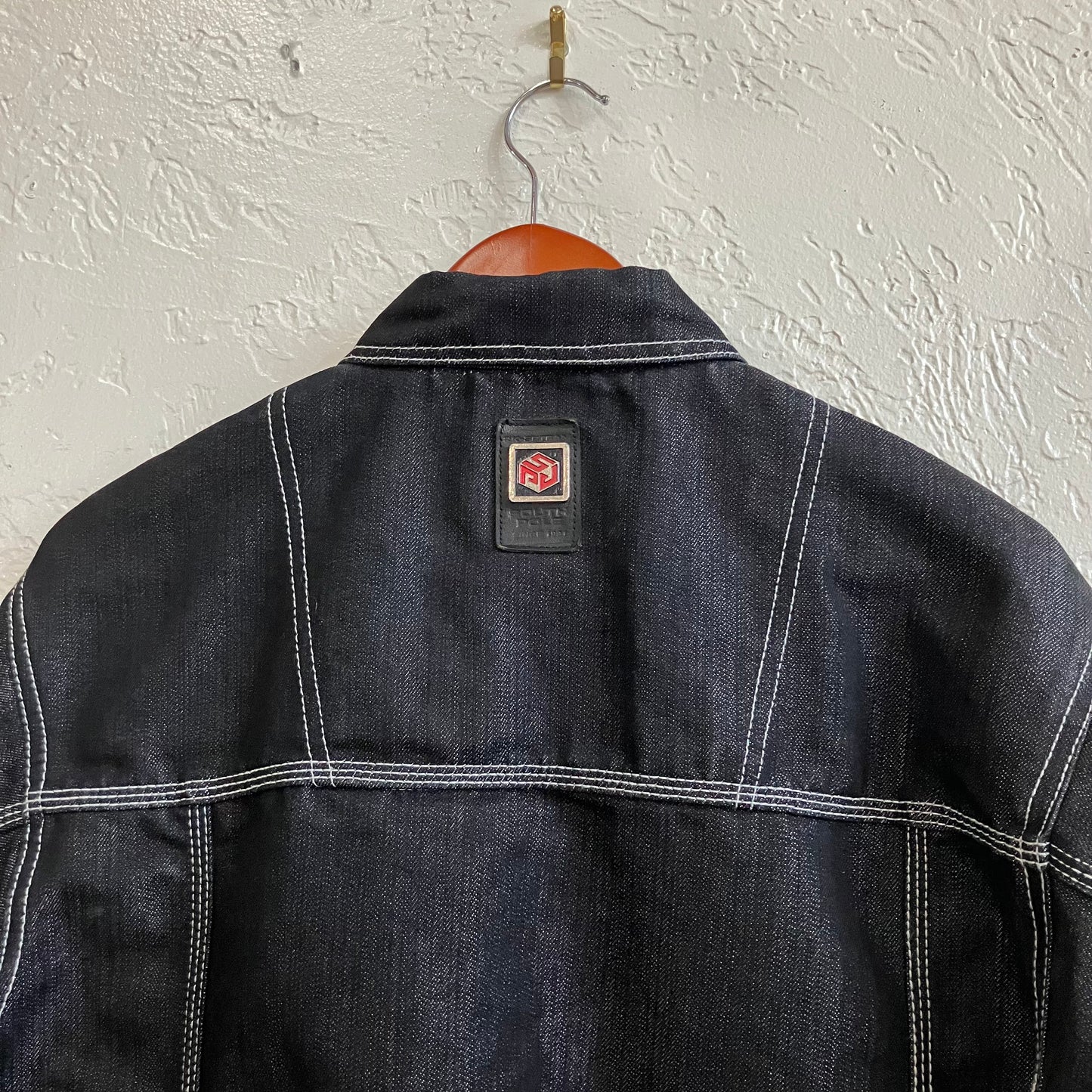 Y2K South Pole Denim Jacket Medium