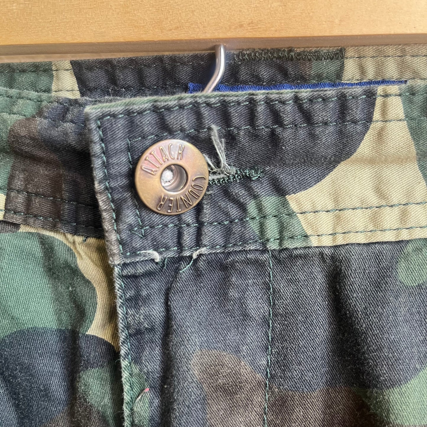 Green Camo Counterattack Jorts | 34