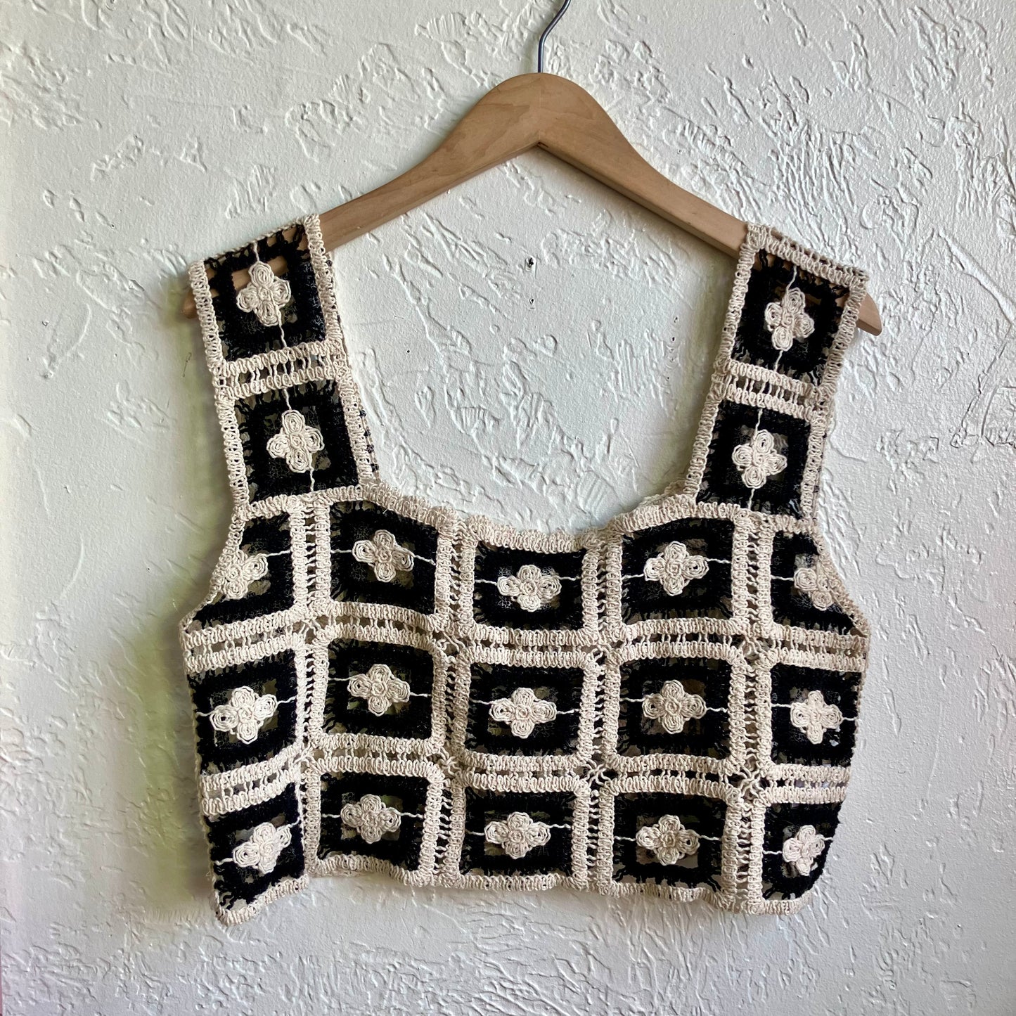 Crochet Crop Tank Top Medium