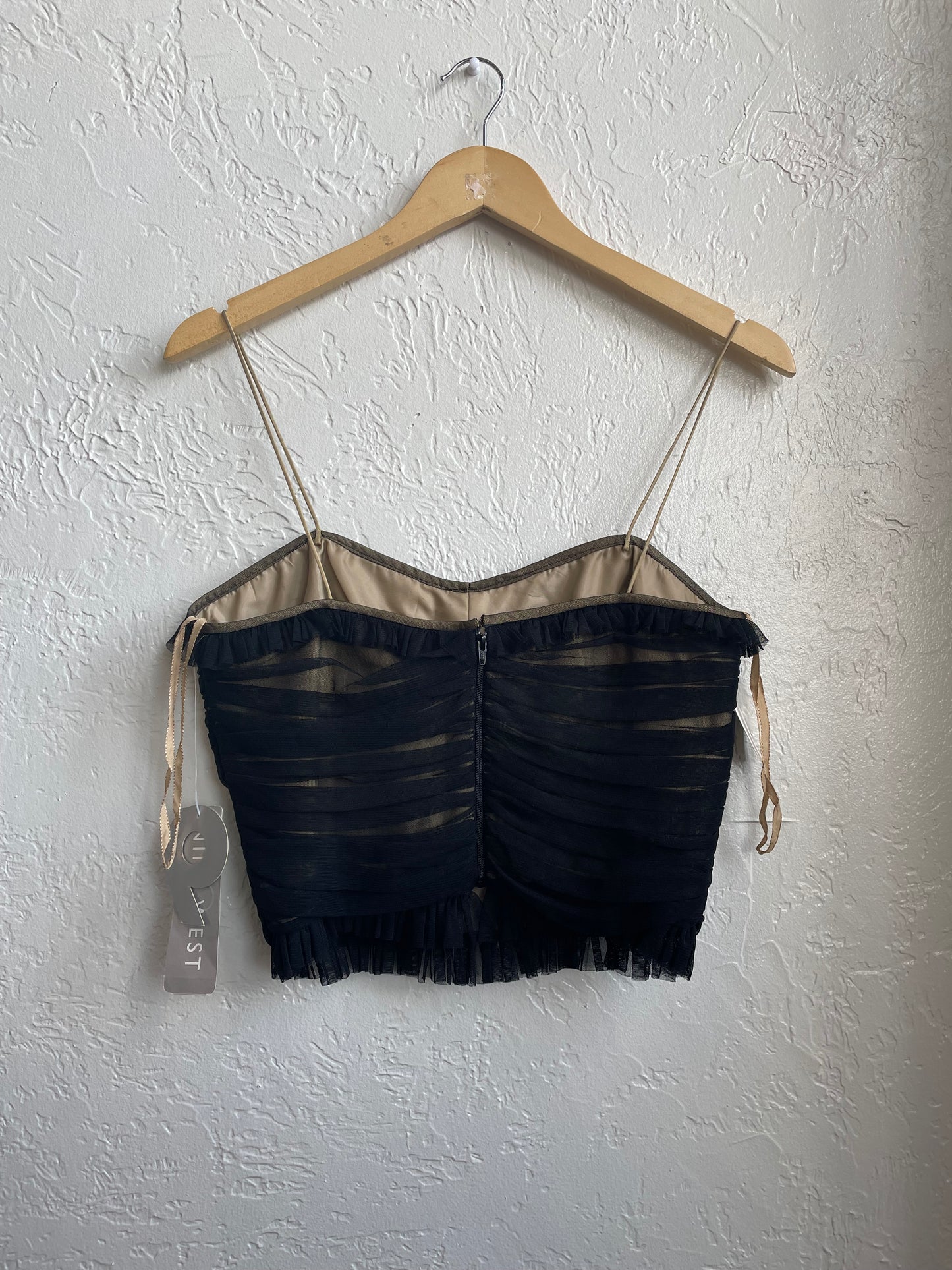 Nine West Cropped Corset Top NWT | Size 10