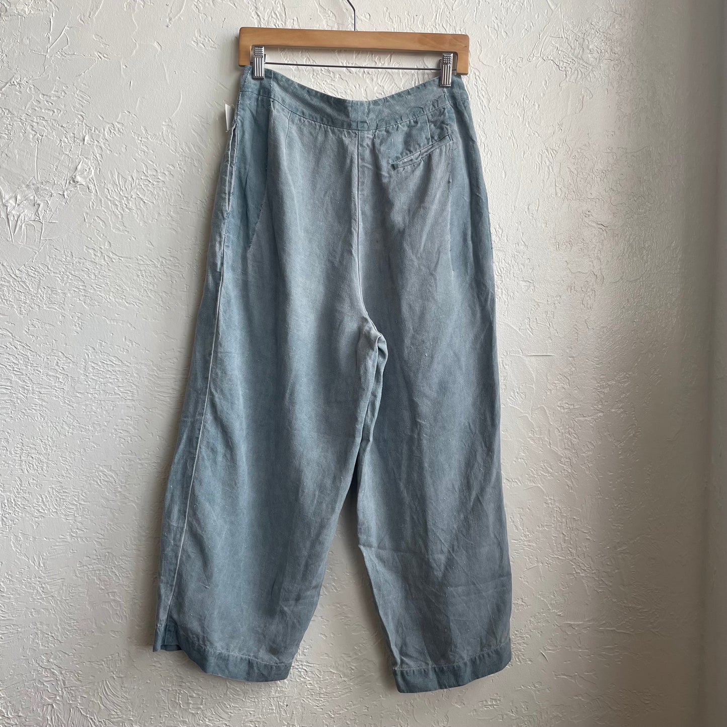 Grizas 100% Linen Wide Leg Pants | Large