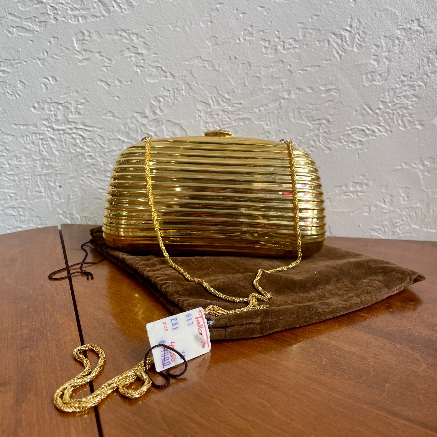 90’s Metal Gold Clutch