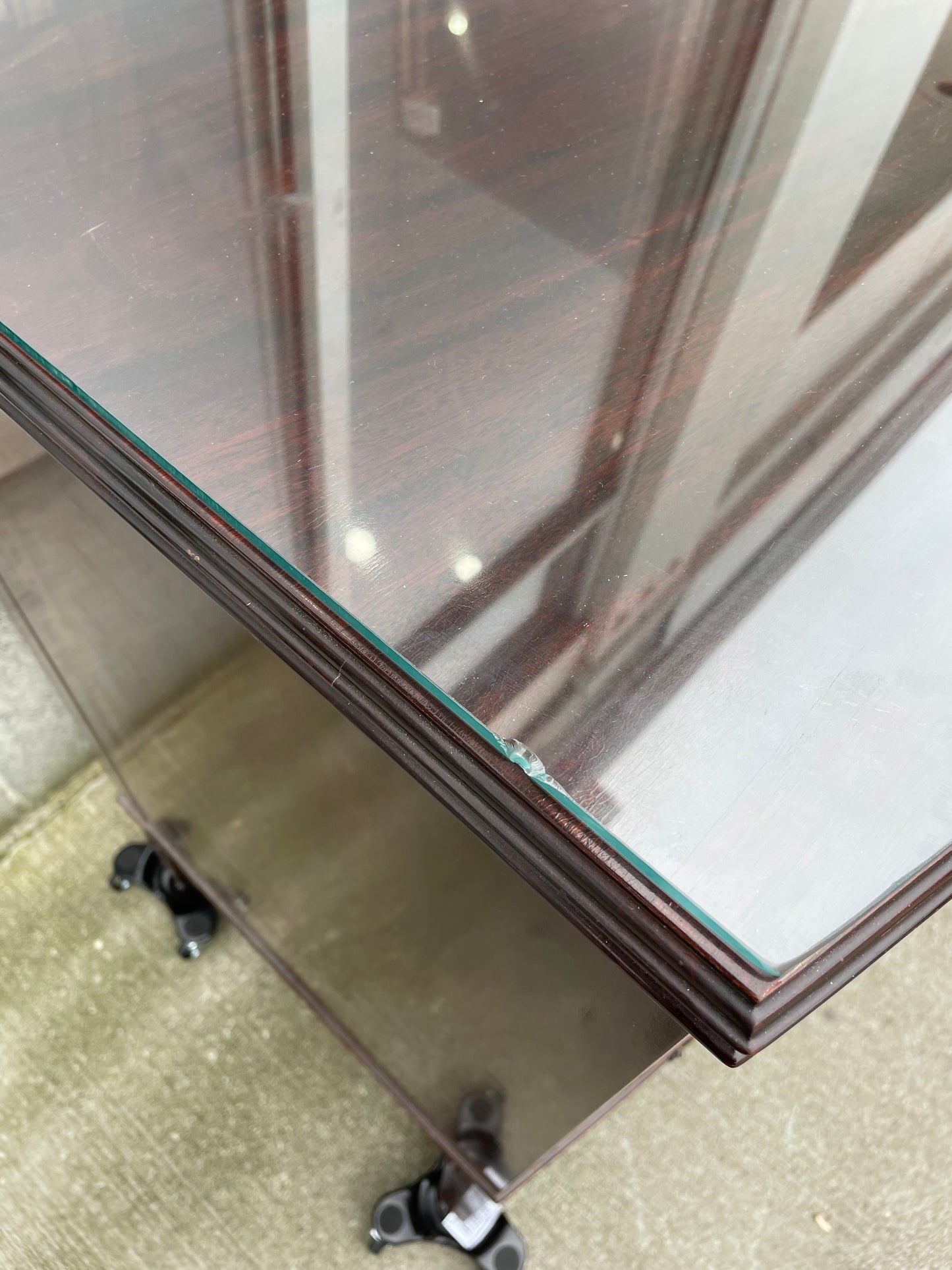 Mahogany 3 Drawer Buffet 1960s by Johnson of Grand Rapids