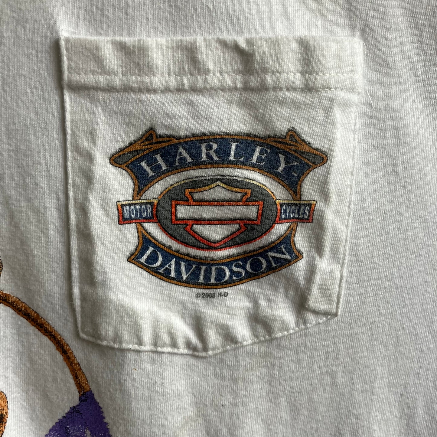Vintage White Harley Davidson Shirt | XXL
