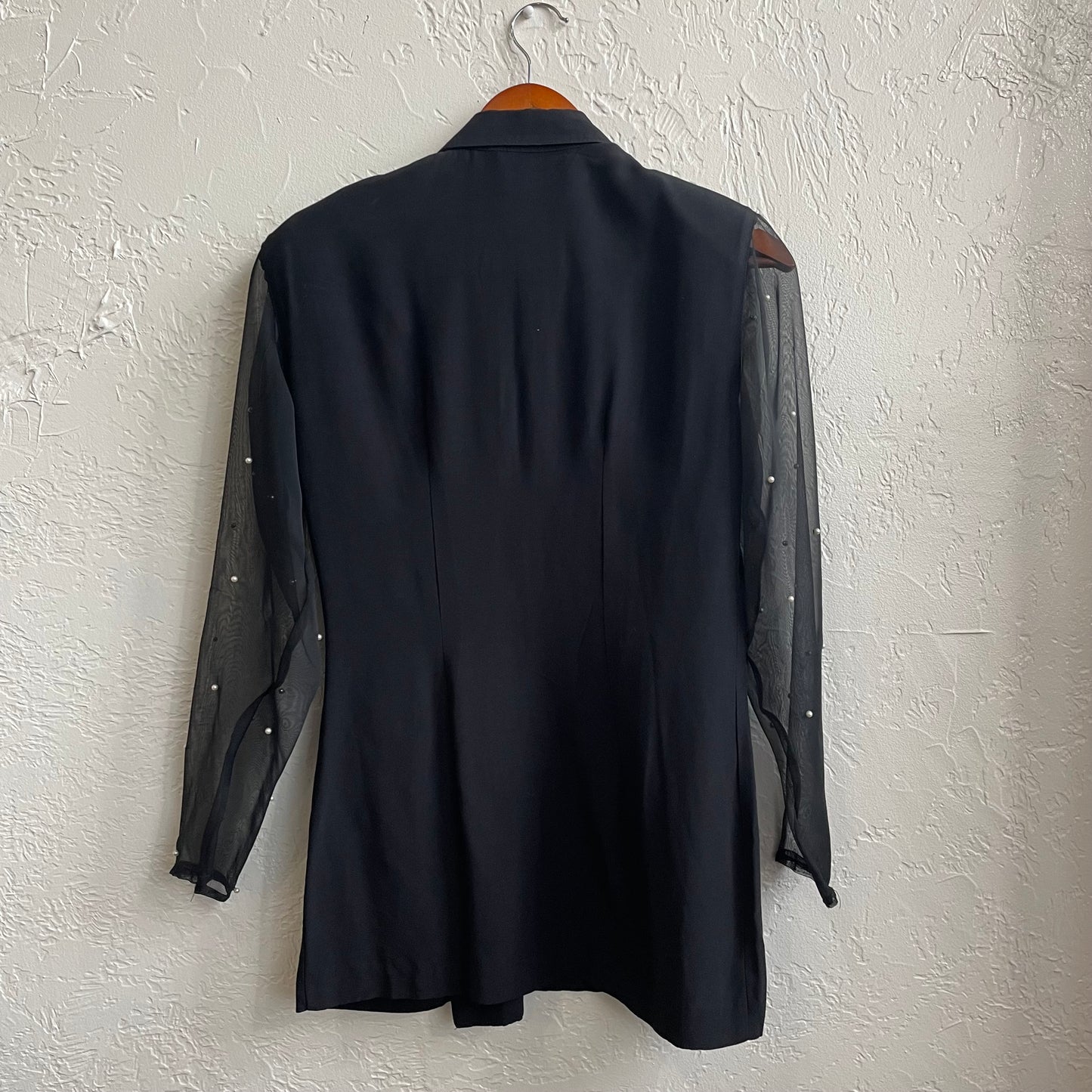 Sheer Sleeve Blazer 1990s Rampage | Small/5