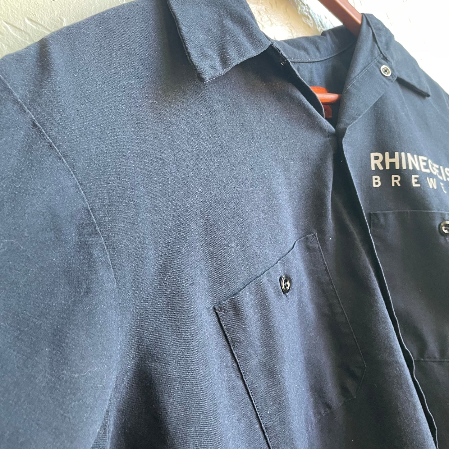 Rhinegeist Brewery Button Down Work Shirt |Large