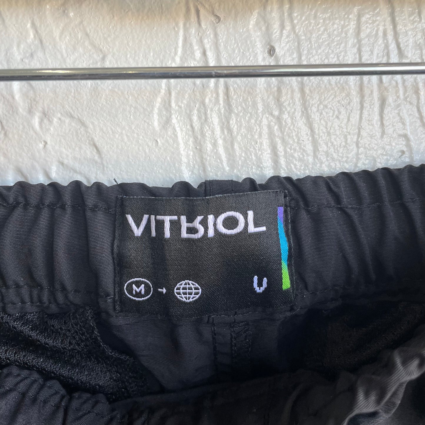 Vitriol Fushion Reaper Black Board Shorts | Size Medium