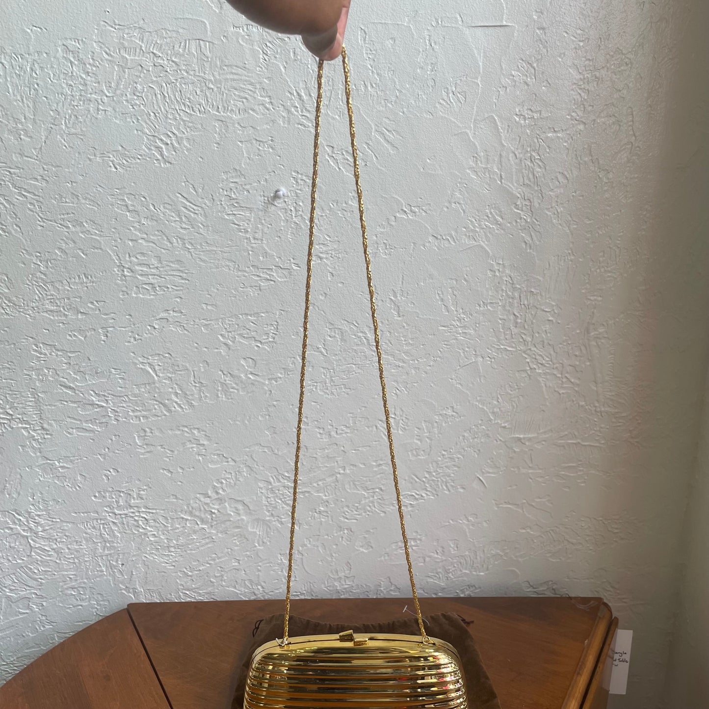 90’s Metal Gold Clutch