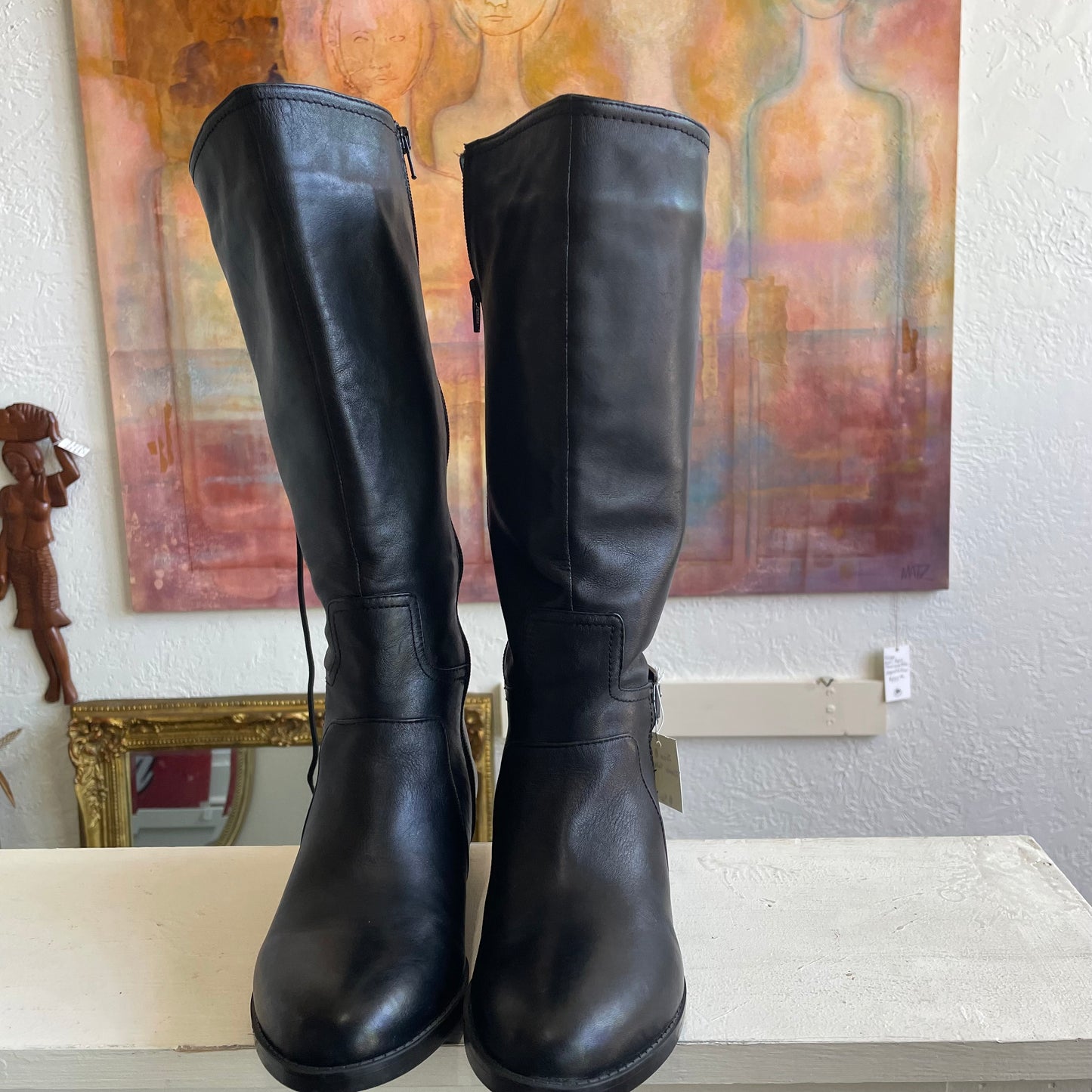 David Tate black Lace Up Boots | Size 8
