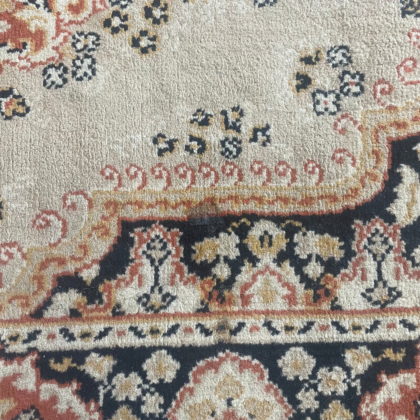 Kerman Oriental Style Tan Rug 4x6