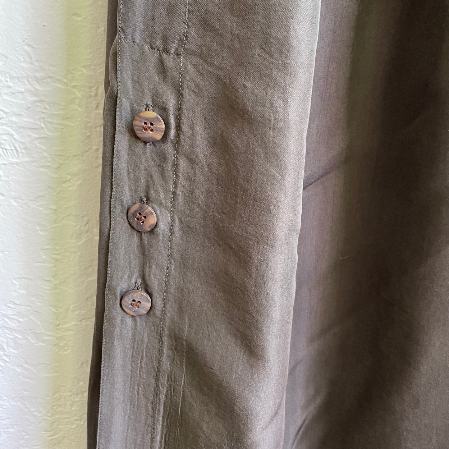Dark Brown Harve Benard Skirt 100% Silk | XS