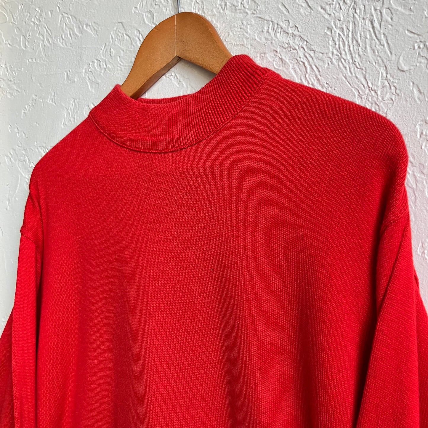 Vintage Red Pendleton Knit Sweater Medium