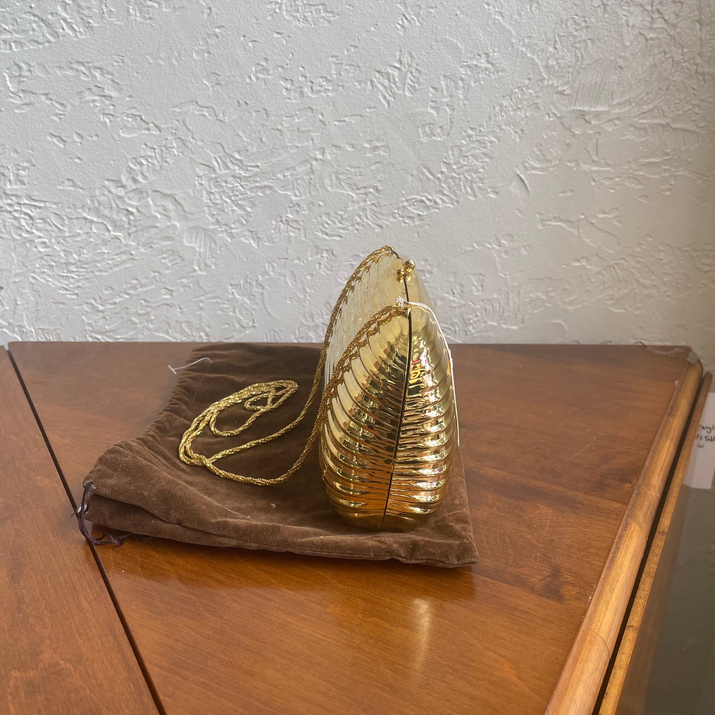 90’s Metal Gold Clutch