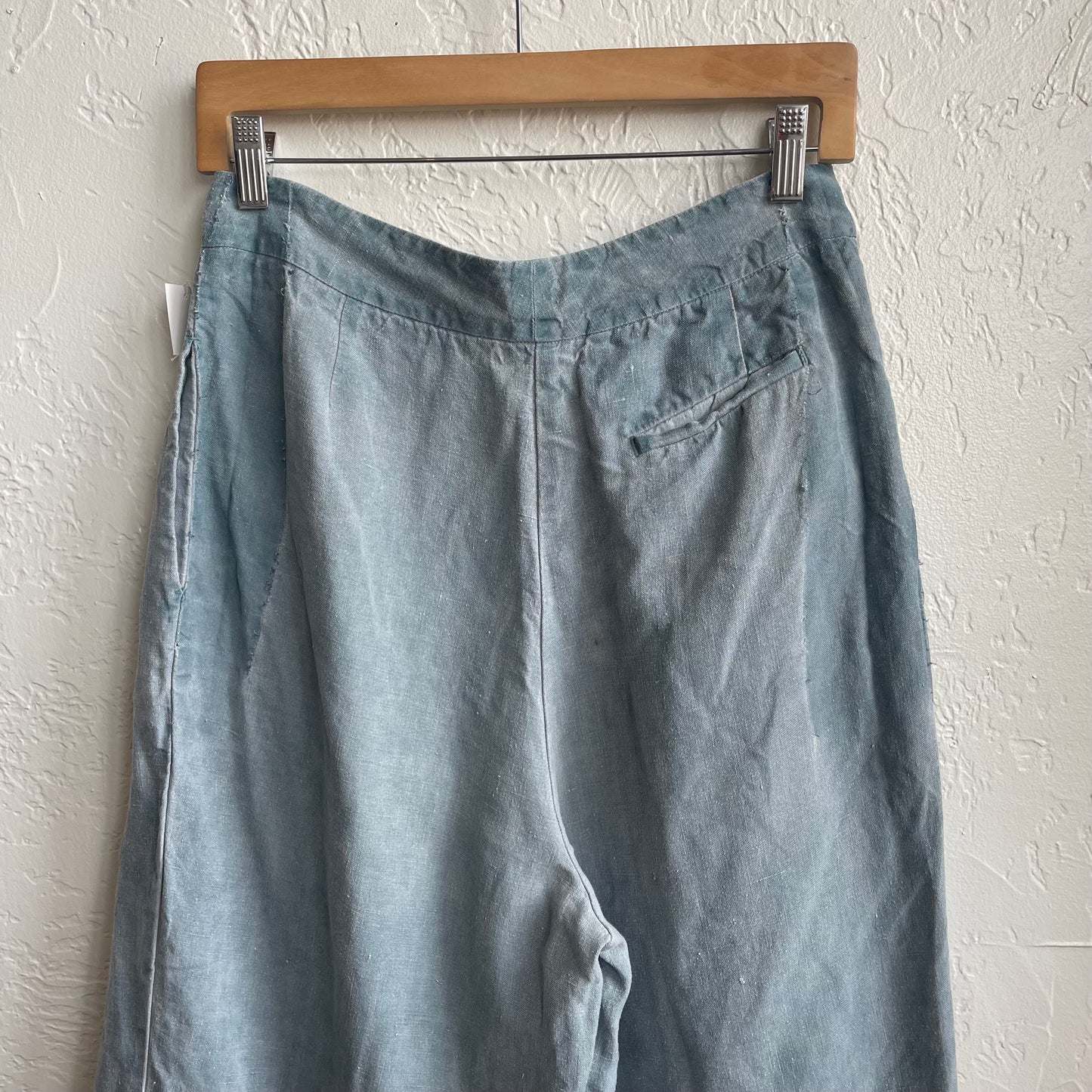 Grizas 100% Linen Wide Leg Pants | Large