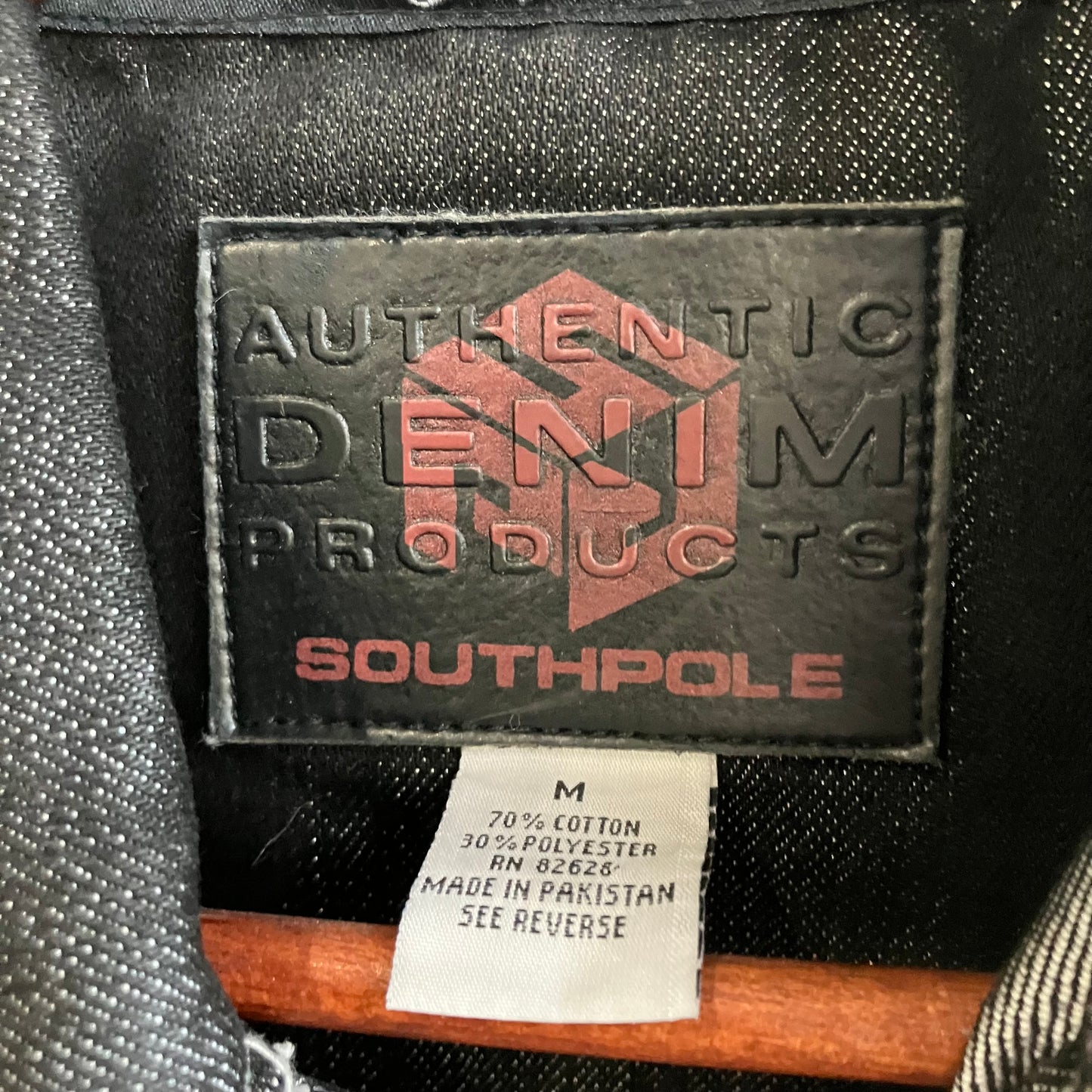 Y2K South Pole Denim Jacket Medium