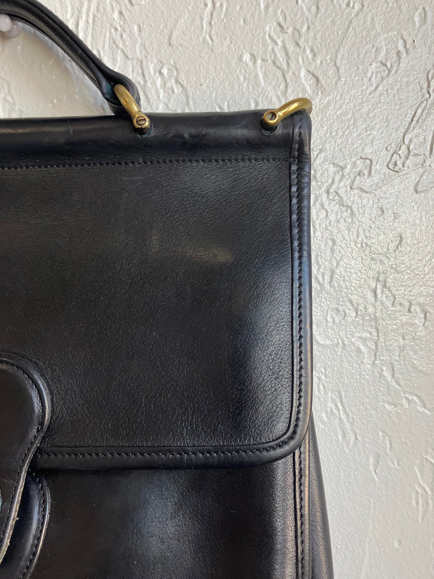 Vintage Coach Leather Crossbody Shoulder Bag, Classic Willis