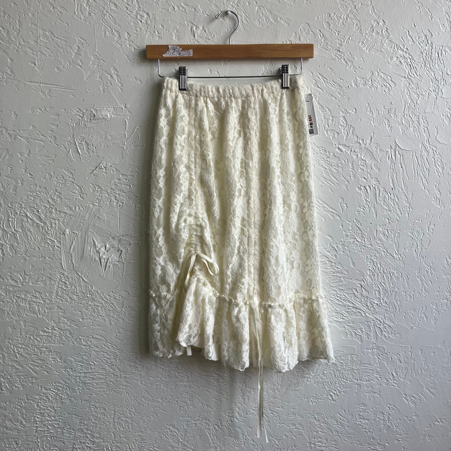 Vintage Floral Lace Skirt | Medium